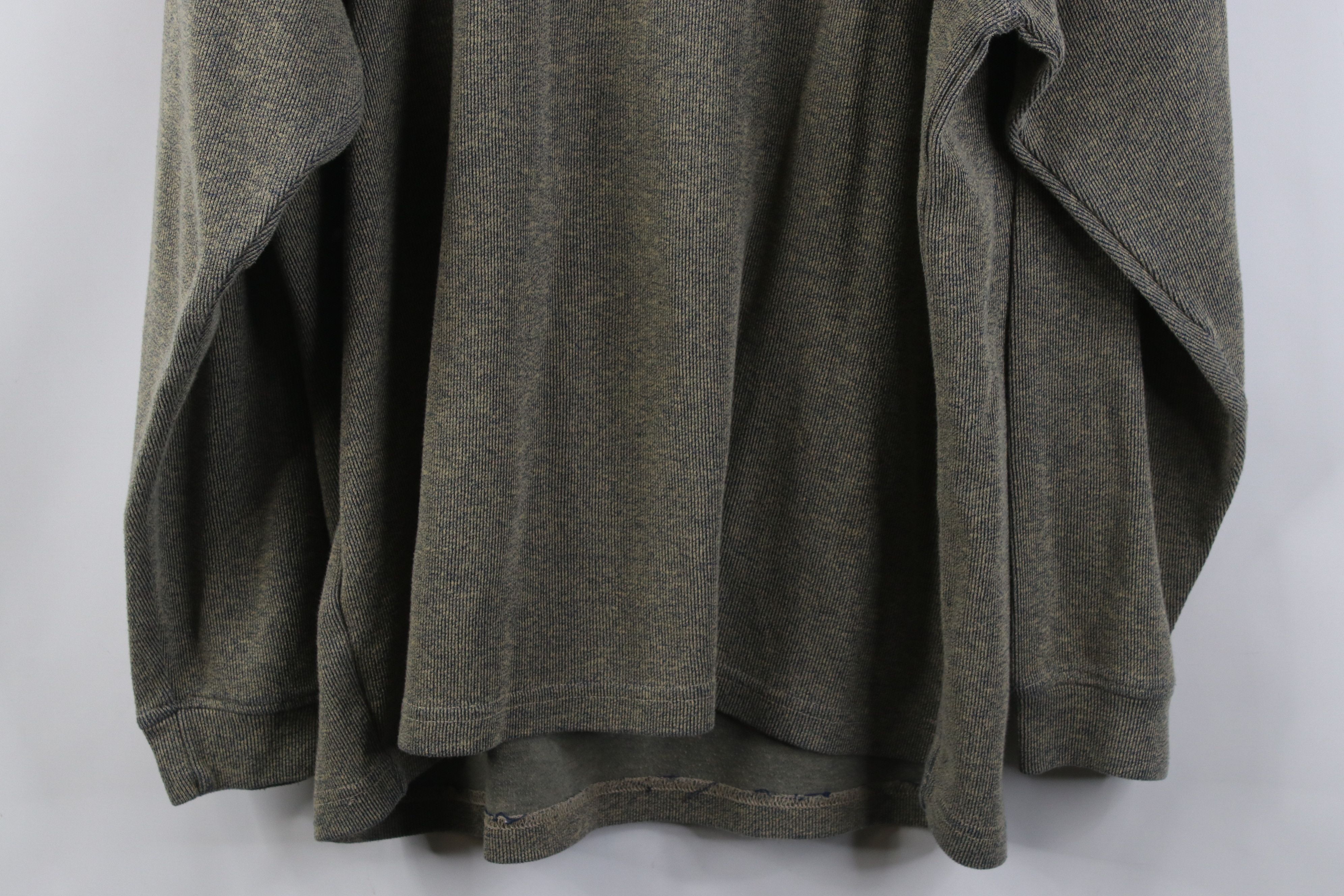 Vintage Vintage 90s Streetwear Ribbed Long Sleeve Henley T-Shirt Size US XXL / EU 58 / 5 - 10 Thumbnail