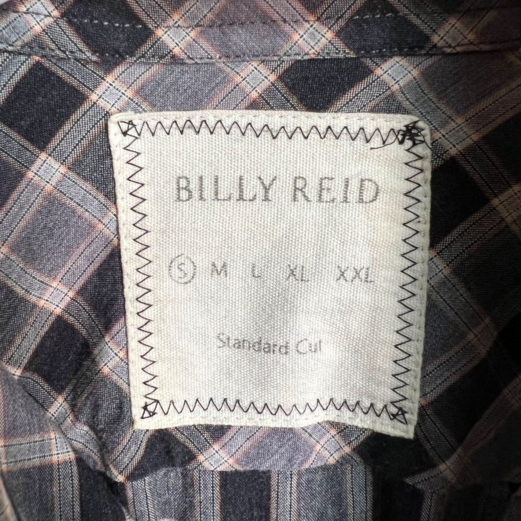 Billy Reid VINTAGE Billy Reid Mens Plaid Shirt Regular Fit Long Sleeve XL Gray Cotton Button-Up Mens Shirt Size US XL / EU 56 / 4 - 3 Thumbnail