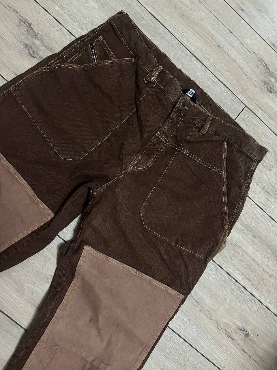 Diesel Diesel Double Knee Painters Brown Jeans D-Franky Jogg Size US 43 - 10 Thumbnail