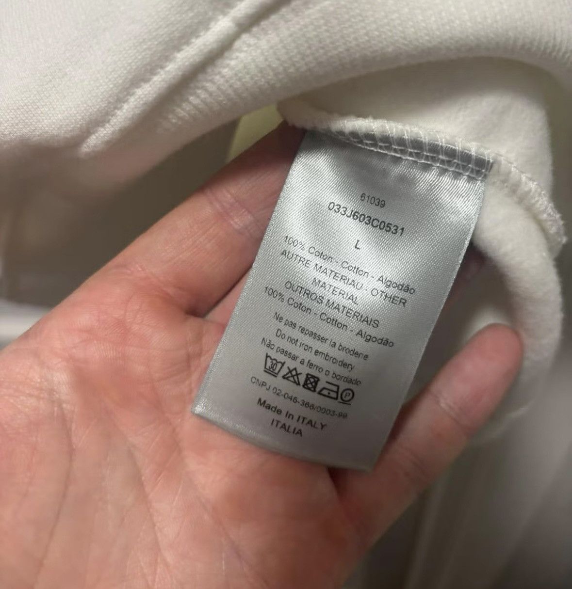 Dior × Stussy Dior x stussy crewneck Size US L / EU 52-54 / 3 - 4 Thumbnail