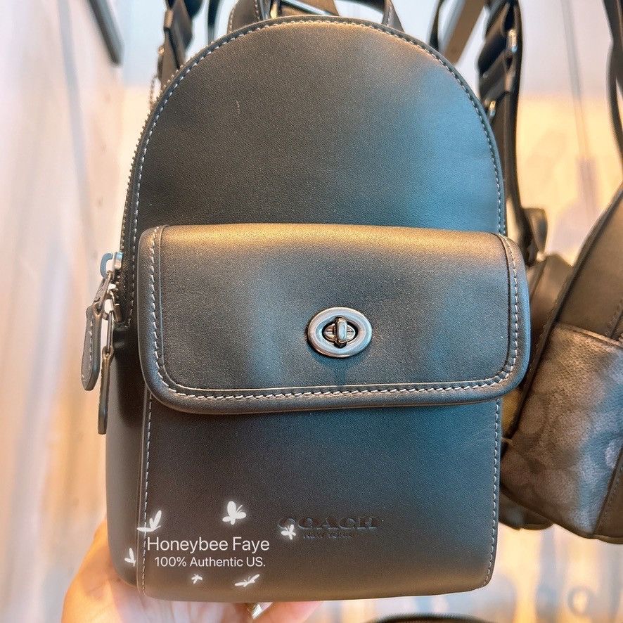 Coach Small Turnlock Sling Pack CAJ28 Size ONE SIZE - 1 Thumbnail