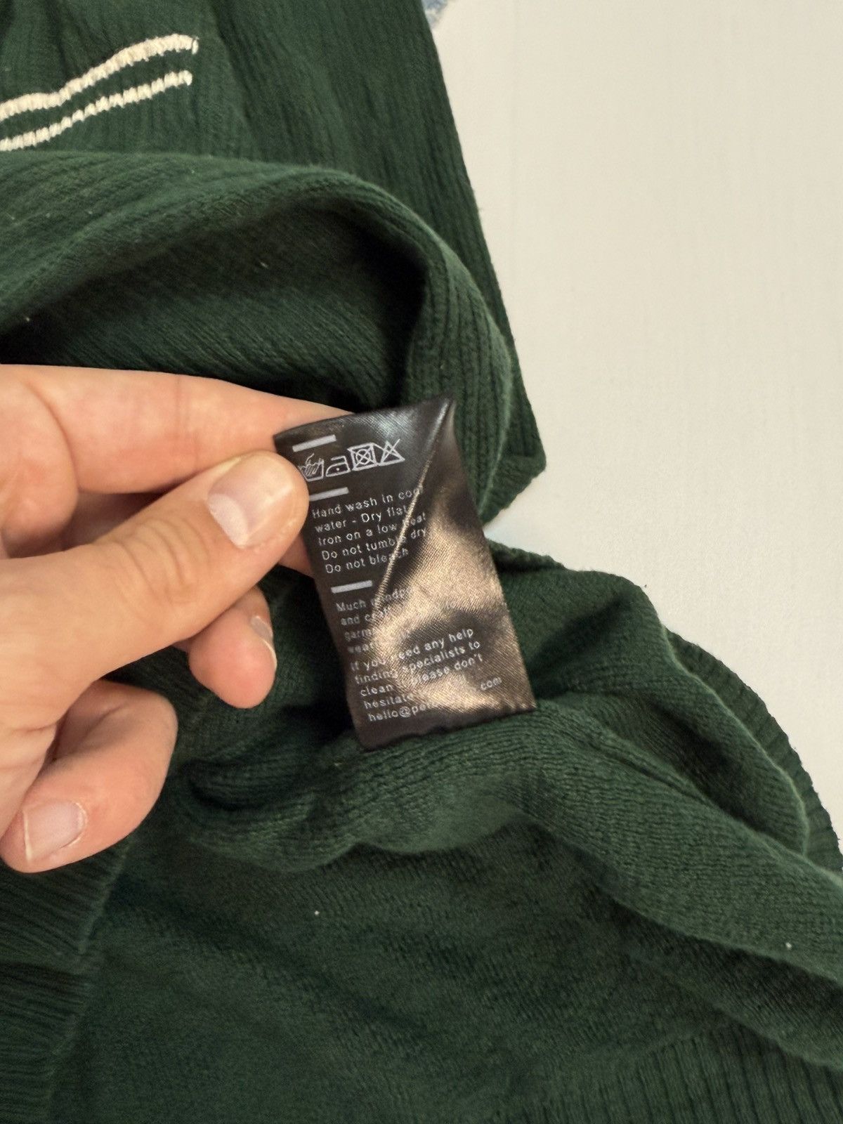 Percival Percival Green Cotton Cardigan Size in Fact S Size US XS / EU 42 / 0 - 9 Thumbnail