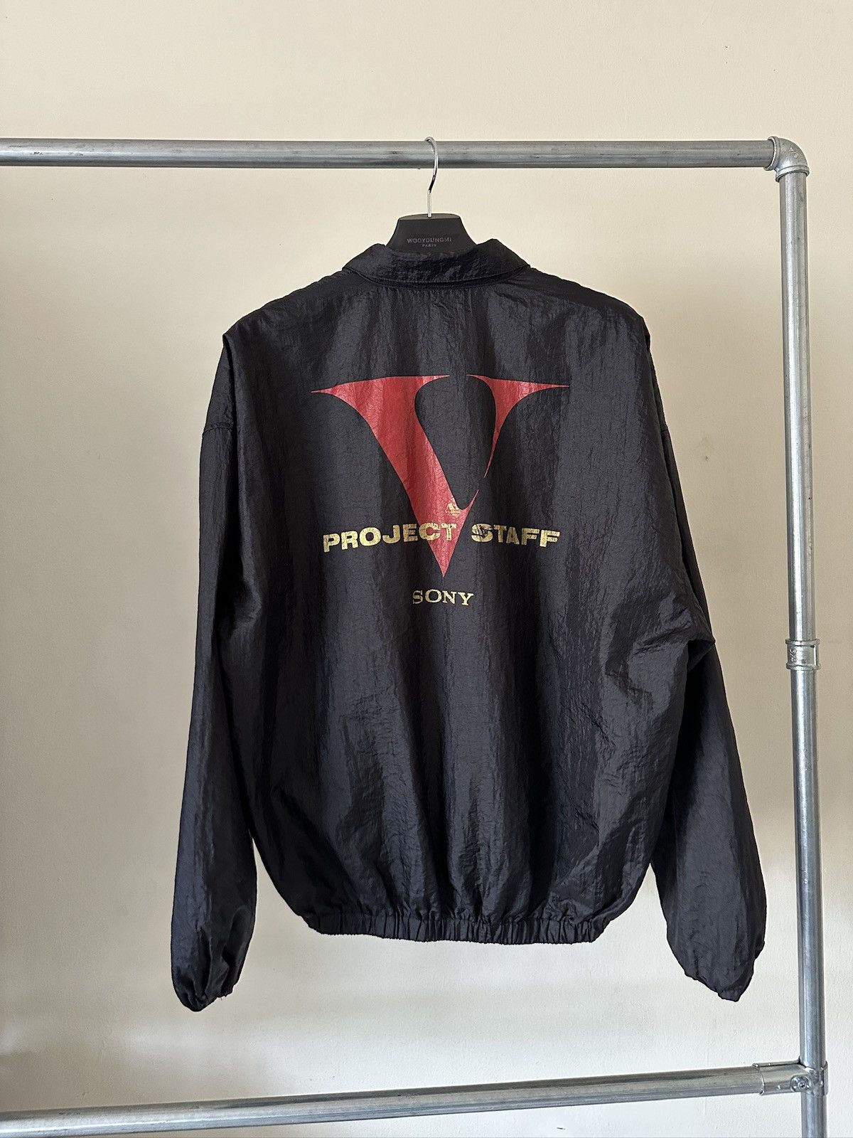 Sony 1990s Vintage Sony V Project Staff Nylon Jacket Size US XL / EU 56 / 4 - 9 Thumbnail