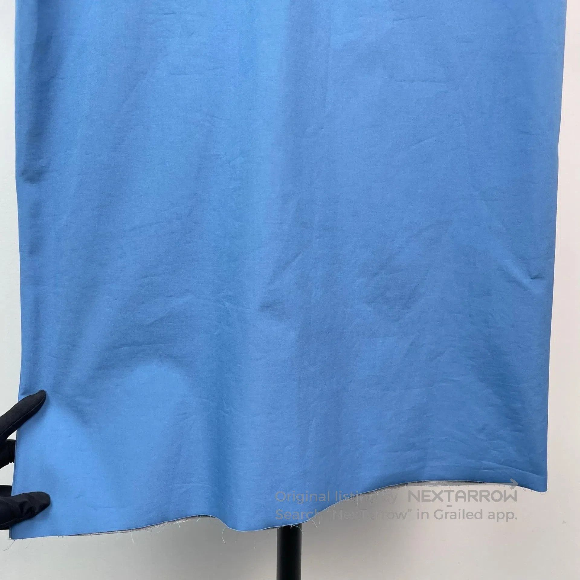 Miu Miu Miu Miu Embroidered Logo Blue Pocket Round Neck Long Dress Size S / US 4 / IT 40 - 8 Thumbnail