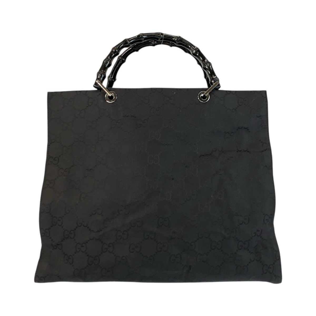 Gucci Gucci Gucci Bamboo Nylon Handbag Textile Tote Bag 002 1015 DUTY FREE for USA Size ONE SIZE - 1 Thumbnail