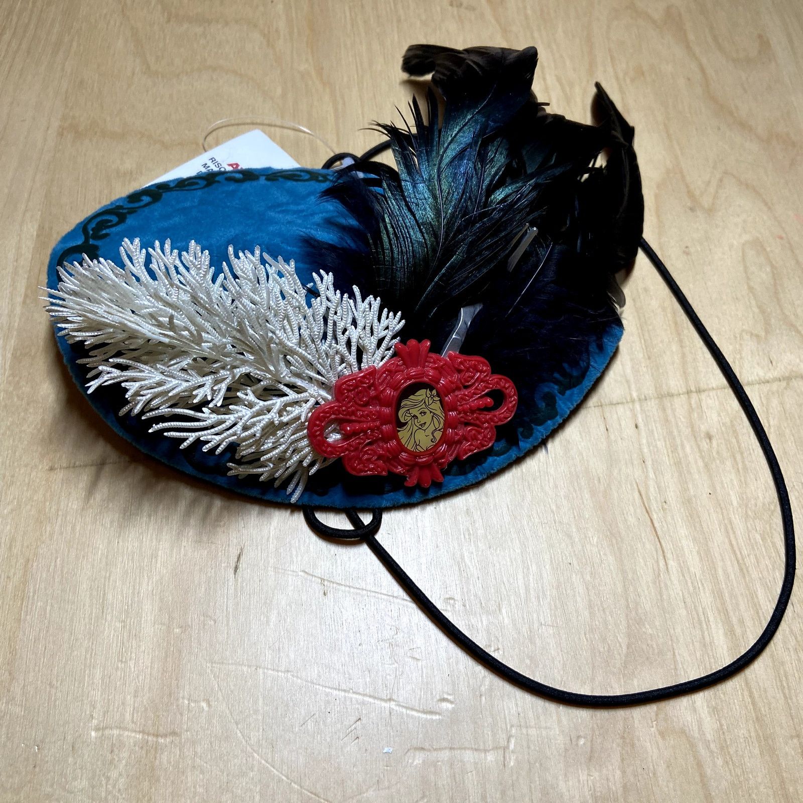 image of Disney Parks The Little Mermaid Ariel Fascinator Headpiece in Blue, Women's