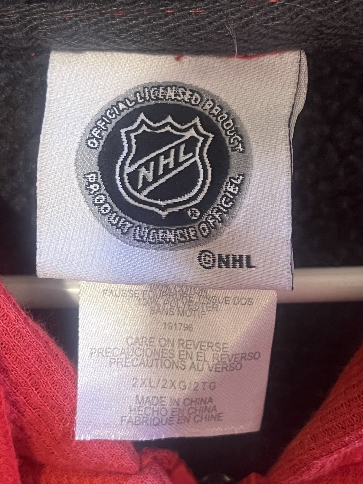 NHL Fanatics NHL Chicago Blackhawks Red Full Zip Size US XXL / EU 58 / 5 - 5 Thumbnail