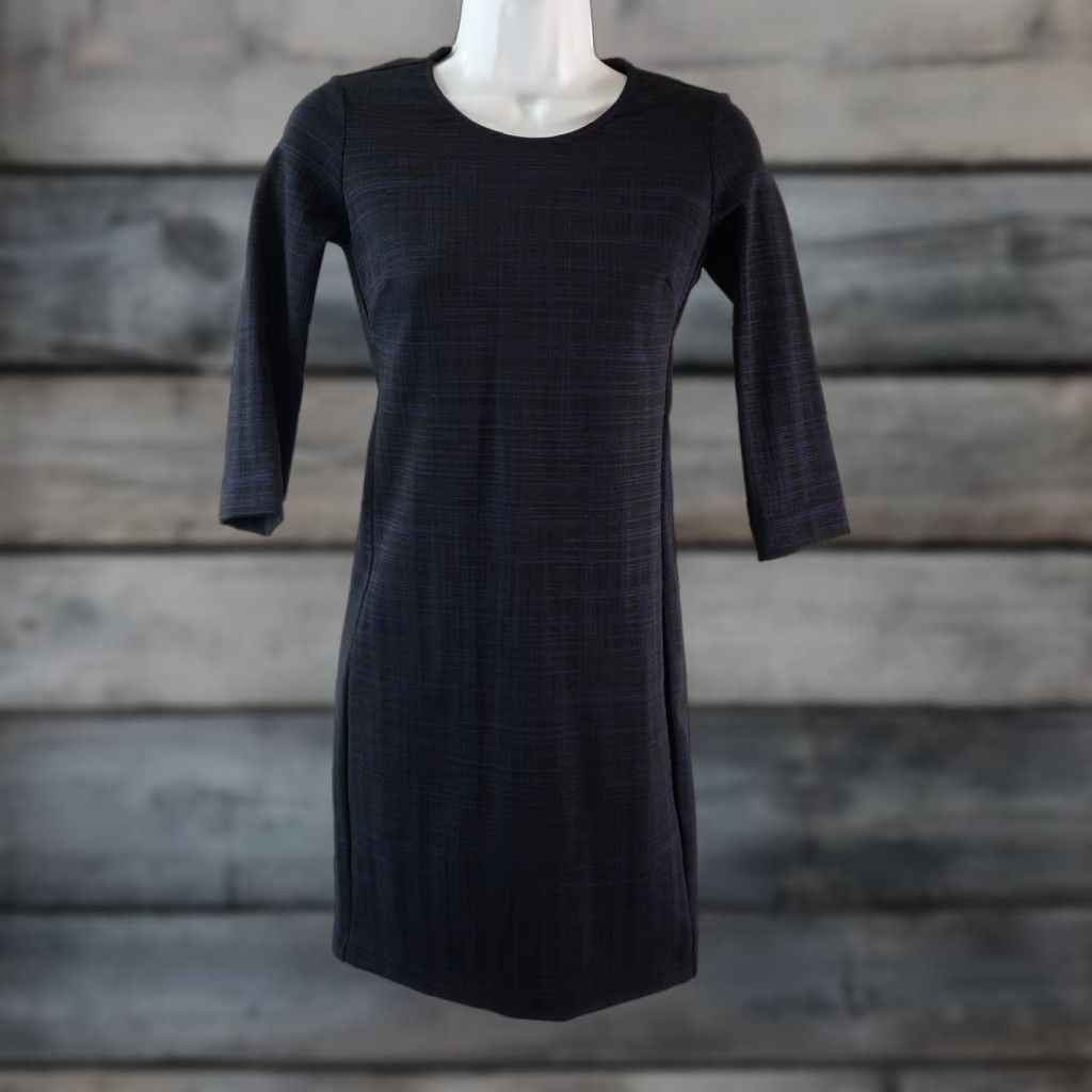 Theory Theory Womens Mini Dress Sz 0 Black 3/4 Sleeve Dress Womens Black Theory Mini 0 Size XS / US 0-2 / IT 36-38 - 1 Thumbnail