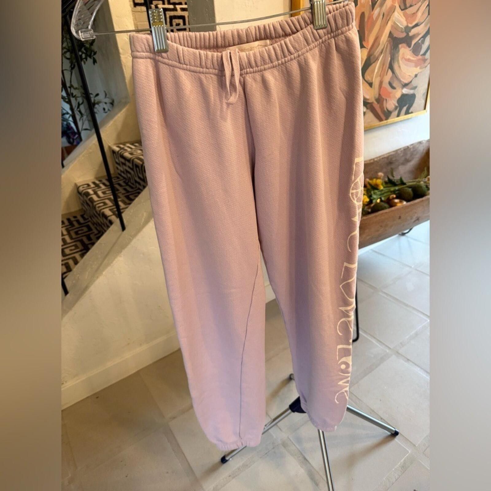 Spiritual Gangster Spiritual Gangster Lilac LOVE LOVE LOVE Peace Sign Sweats XS Size 26" / US 2 / IT 38 - 6 Thumbnail