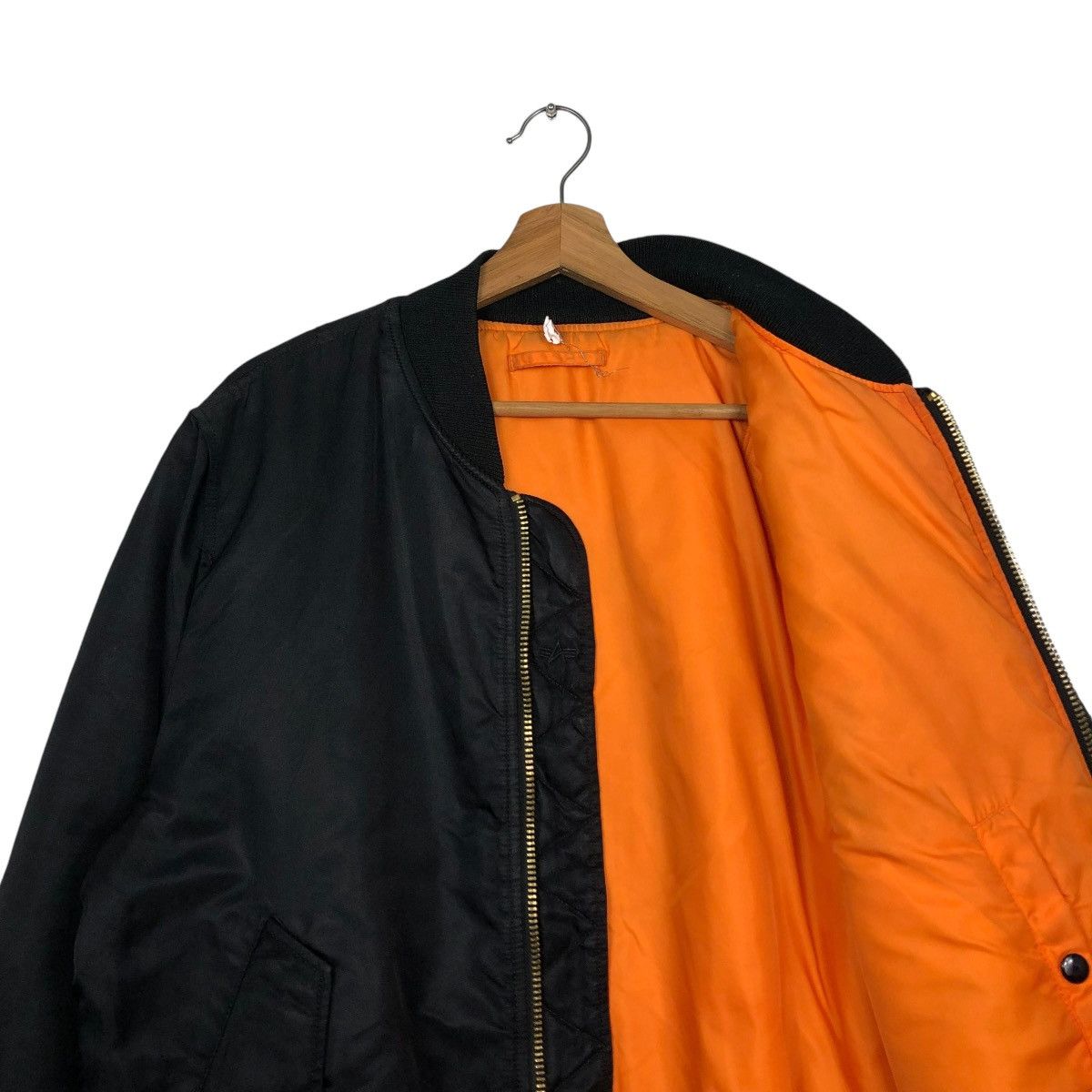 Alpha Industries 🔥VINTAGE BOMBER JACKET REVERSIBLE ALPHA INDUSTRIES USA Size US XL / EU 56 / 4 - 14 Thumbnail
