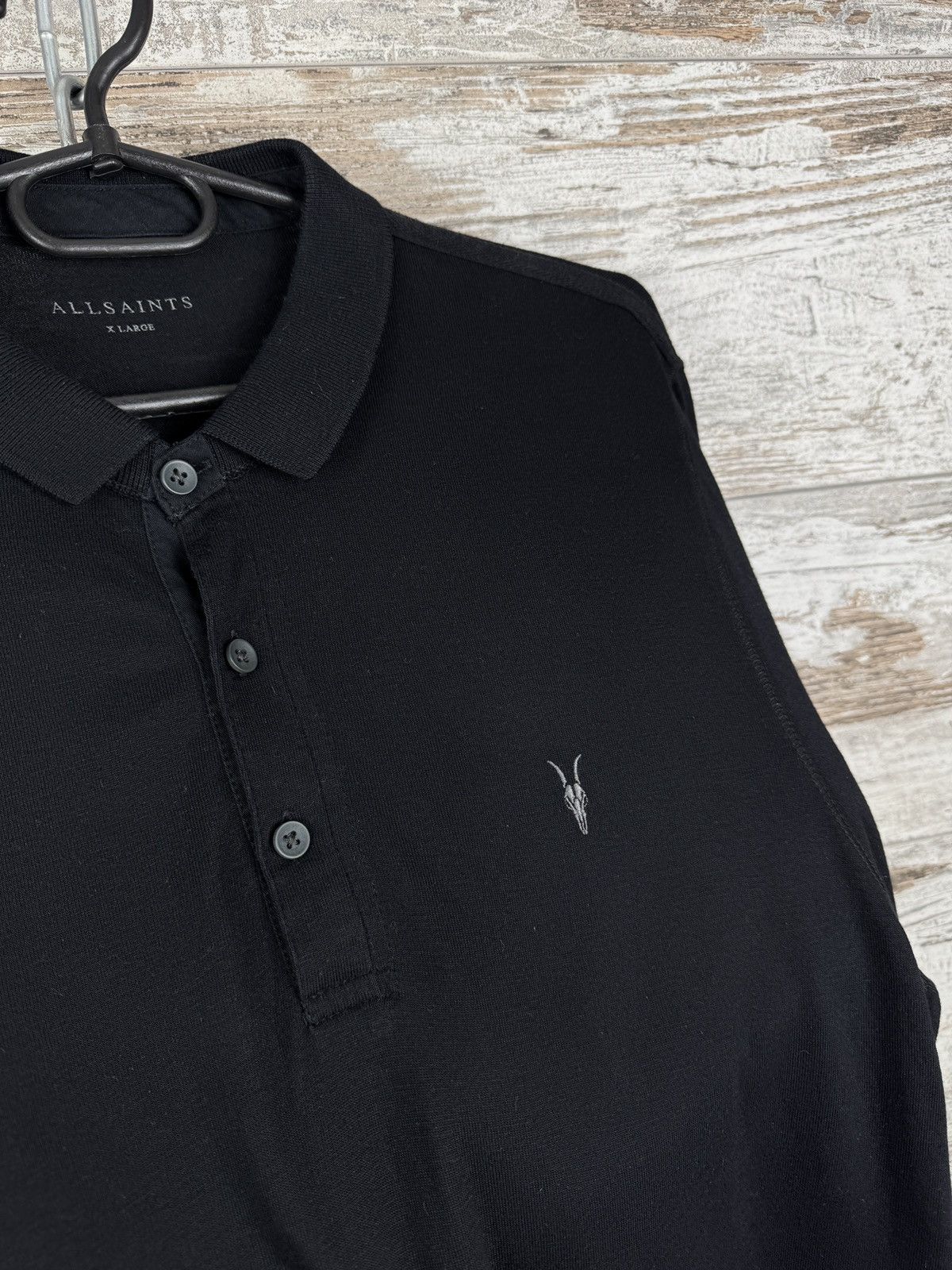 Allsaints Vintage AllSaints parlour ls polo long-sleeve T-shirt tee Size US XL / EU 56 / 4 - 6 Thumbnail