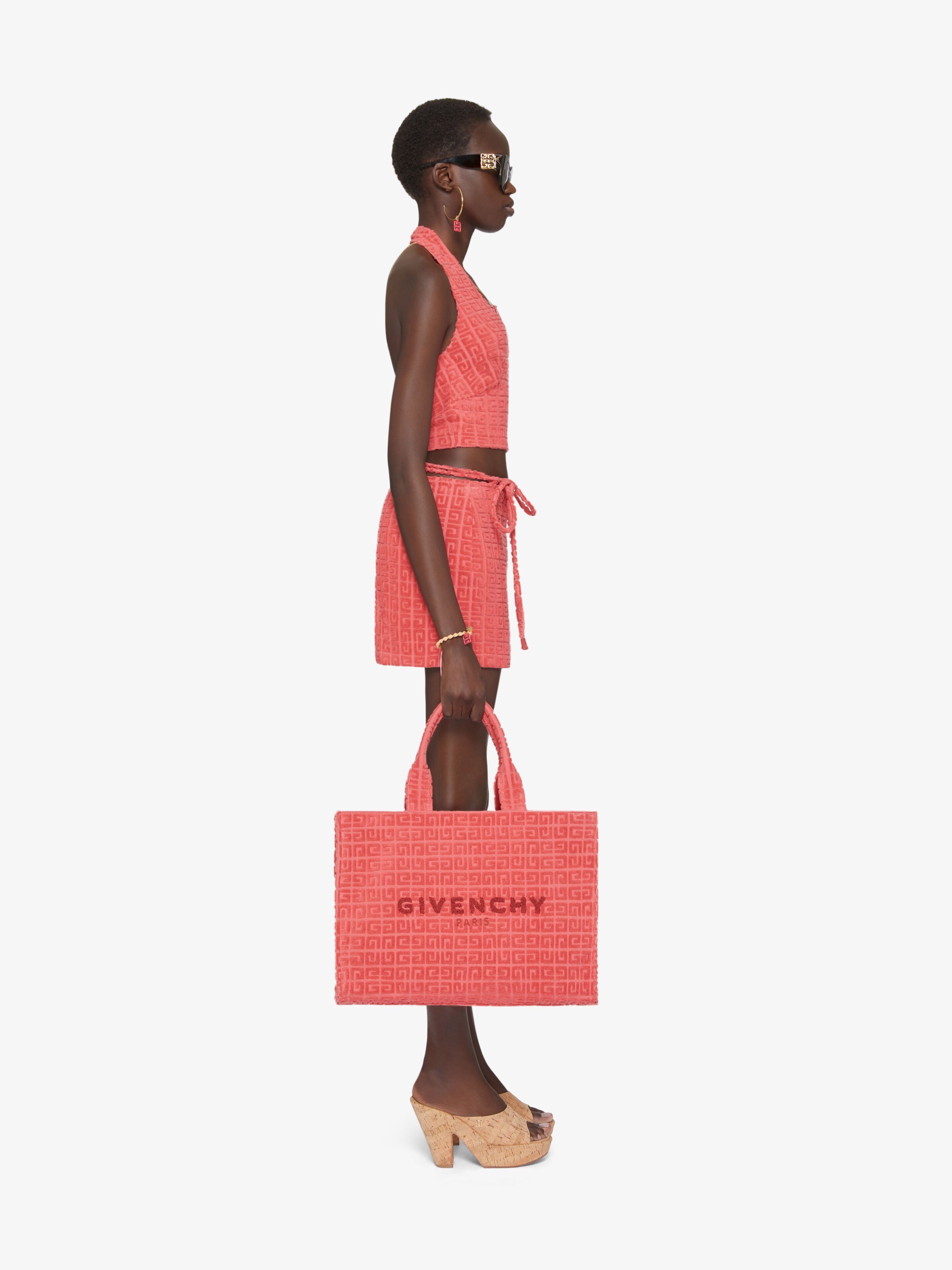 Givenchy o1w1db10825 Towelling Wrap Skirt in Pink Size 28" / US 6 / IT 42 - 4 Thumbnail