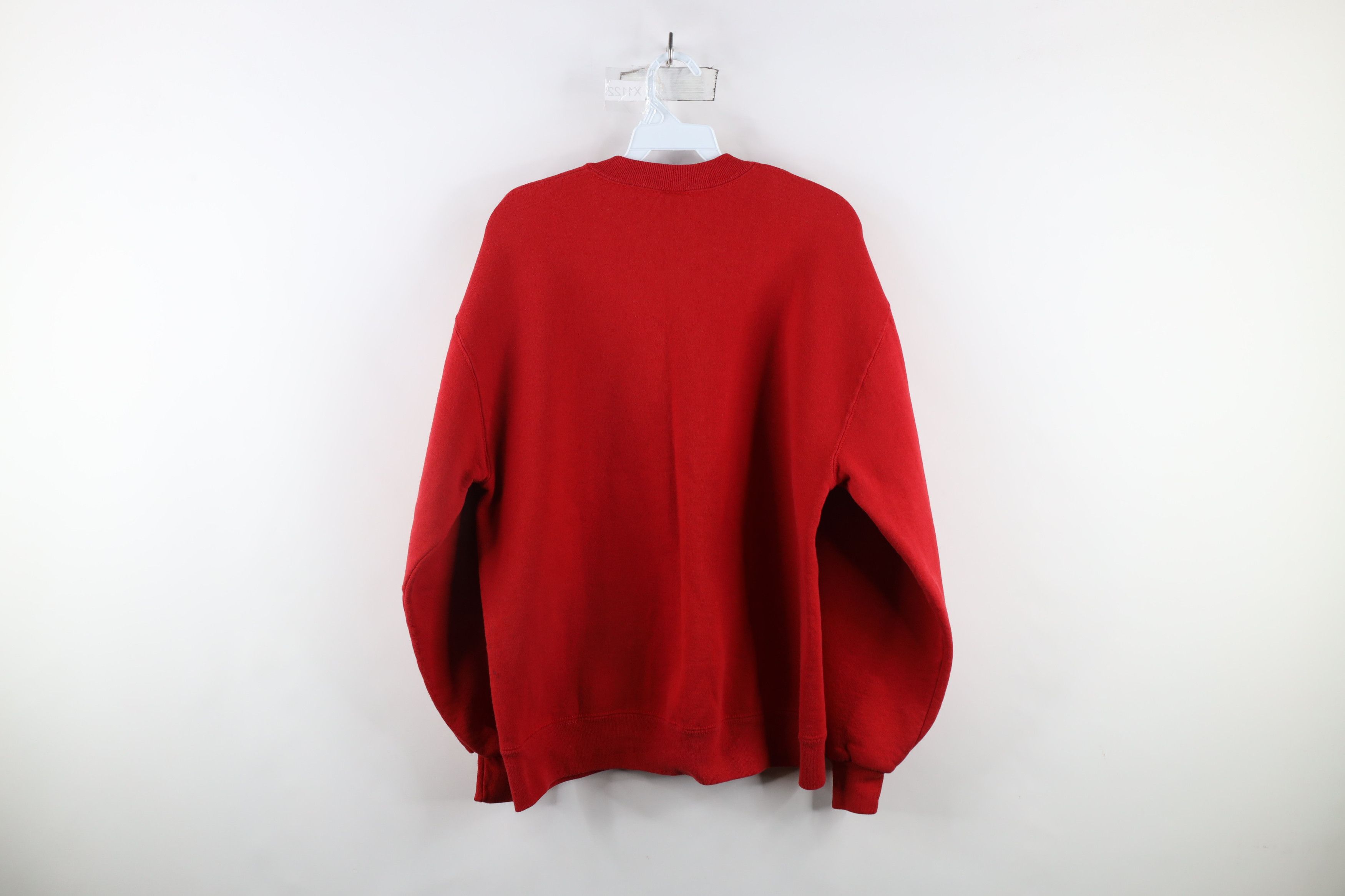 Russell Athletic × Vintage Vintage 90s Russell Athletic Crewneck Sweatshirt Red USA Size US L / EU 52-54 / 3 - 8 Thumbnail