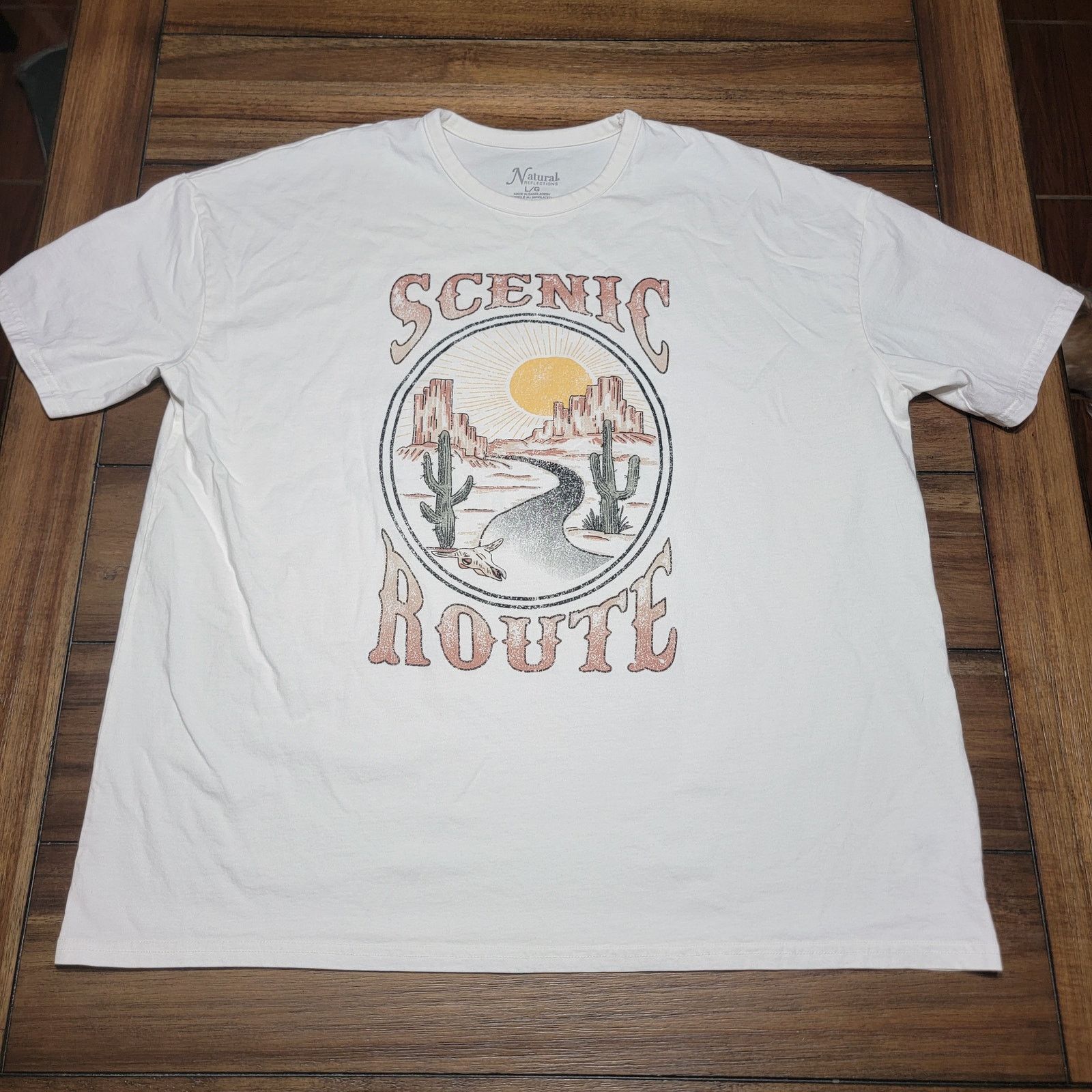 Other Natural Reflections Tee "Scenic Route" Desert - Size Large Size L / US 10 / IT 46 - 1 Thumbnail