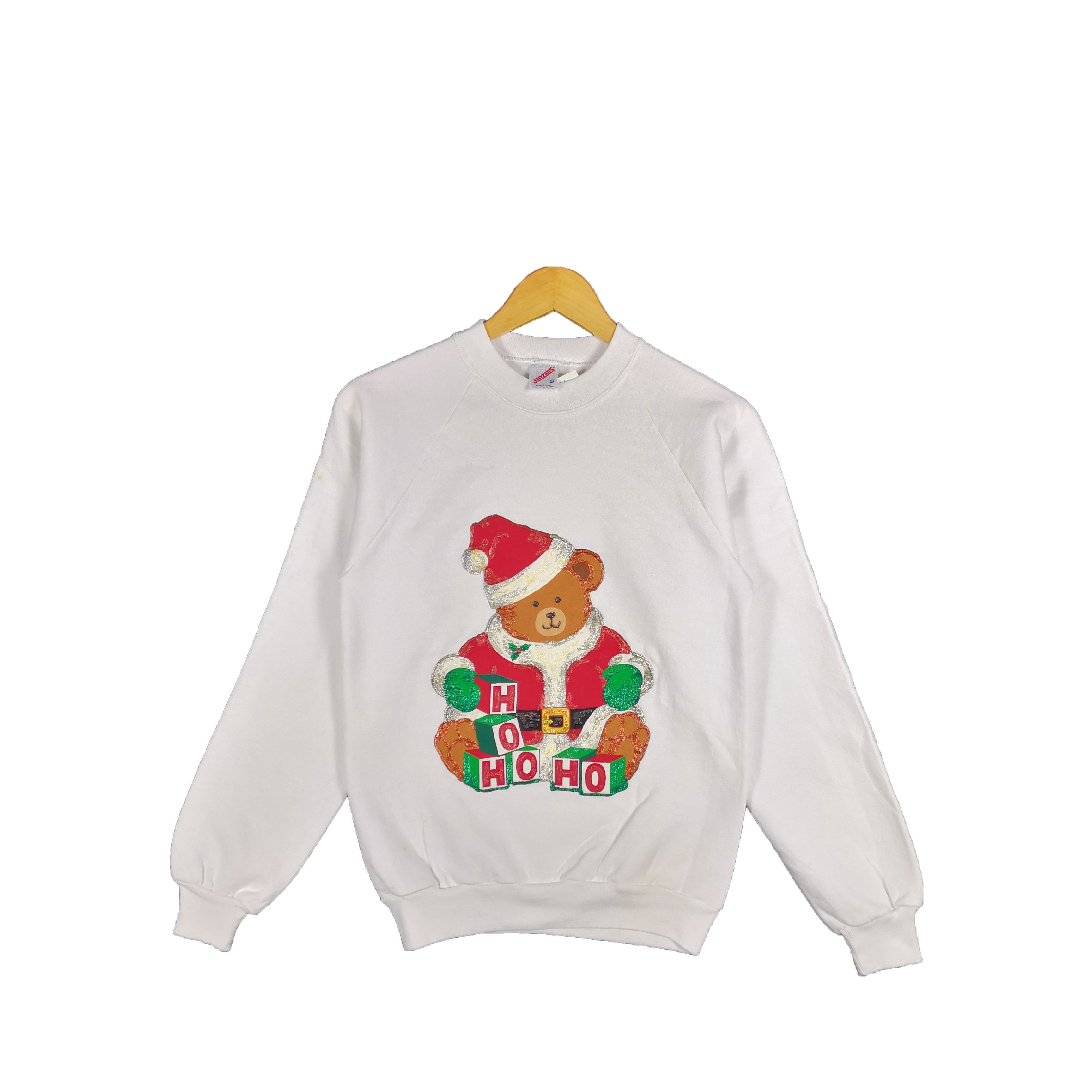 Vintage Vintage 90s Christmas Ave Sweatshirt Santa Claus Sweater Size XS / US 0-2 / IT 36-38 - 1 Thumbnail