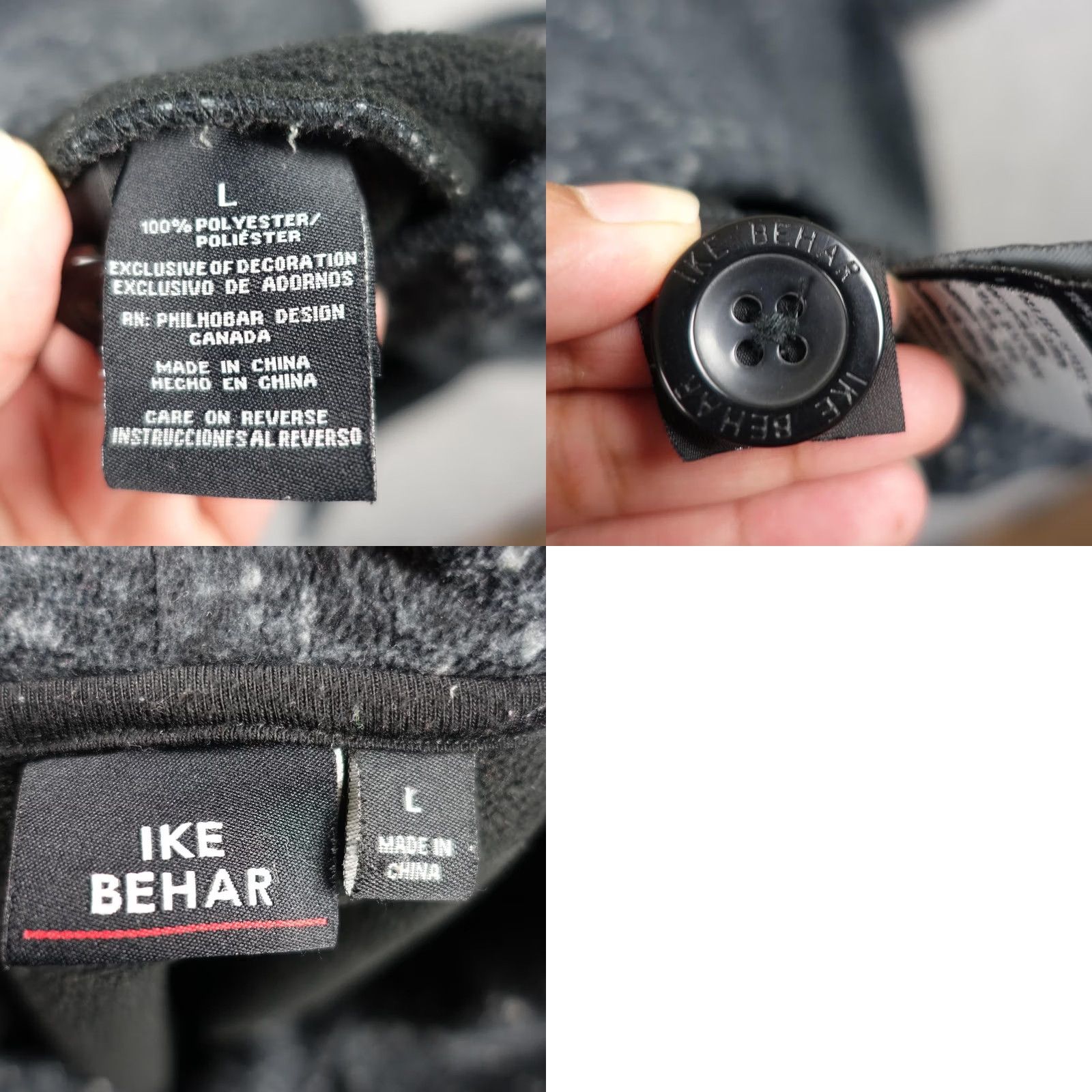 Ike Behar IKE BEHAR Coat Womens L Gray Pea Coat Mid-Length Belted Double Breasted Lined Winter Size L / US 10 / IT 46 - 9 Thumbnail