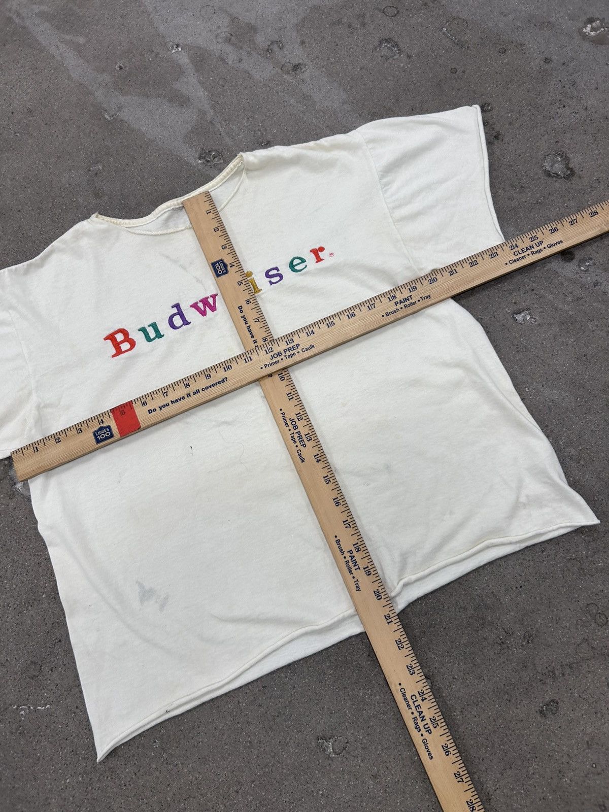 Budweiser Vintage 90s cropped budweiser t shirt Size US M / EU 48-50 / 2 - 4 Thumbnail
