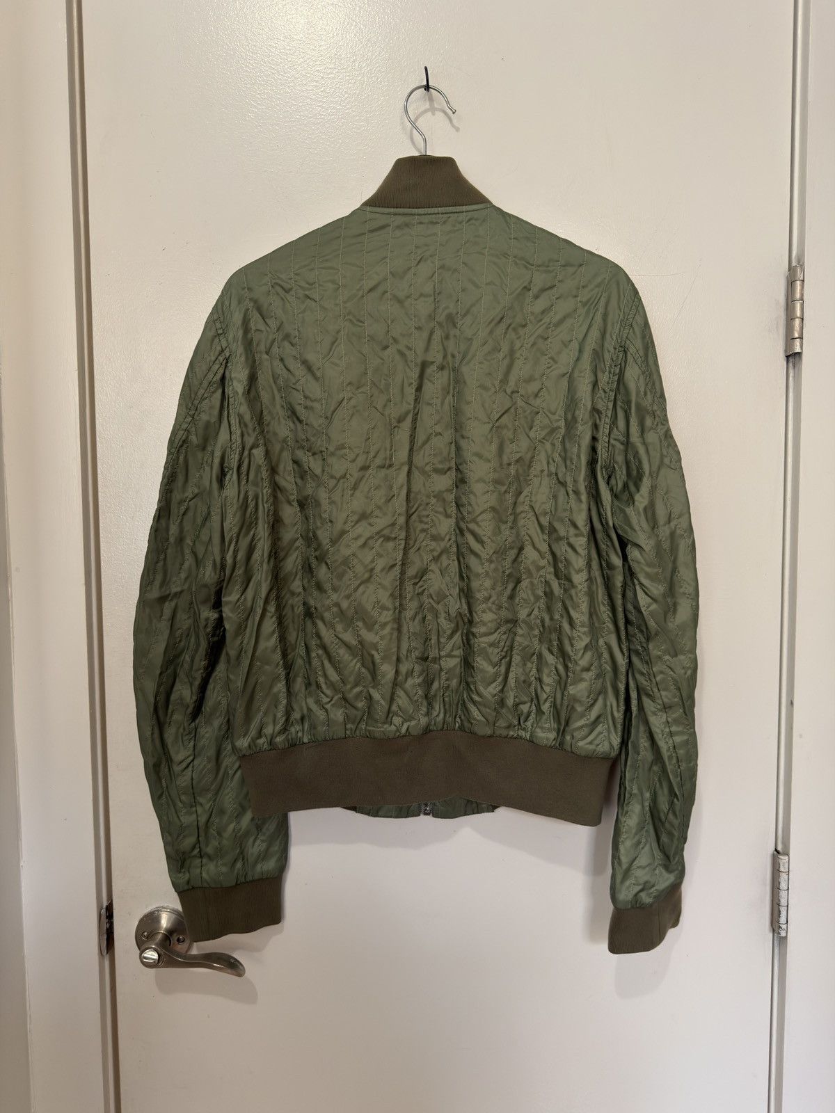 Prada Olive Quilted Liner-Bomber Size US M / EU 48-50 / 2 - 4 Thumbnail