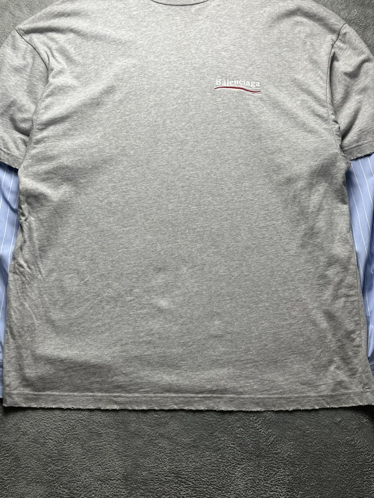 Balenciaga Balenciaga - SS/21 Political Campaign Layered Longsleeve Size US S / EU 44-46 / 1 - 4 Thumbnail