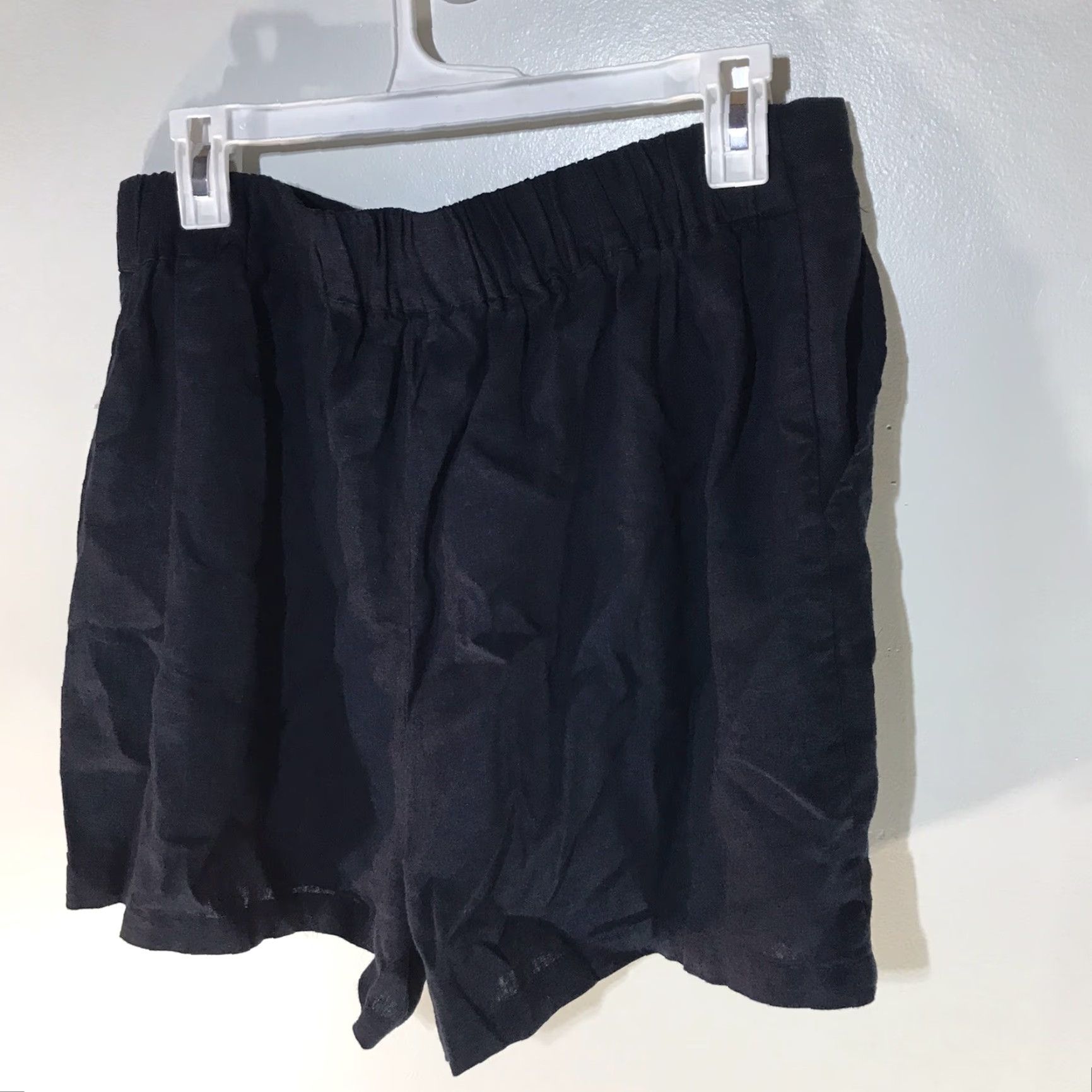 Ellen Tracy VINTAGE Ellen Tracy Linen Blend Shorts Womens Size L Blue Casual Summer 90s Comfort Size 36" / US 14 / IT 50 - 5 Thumbnail