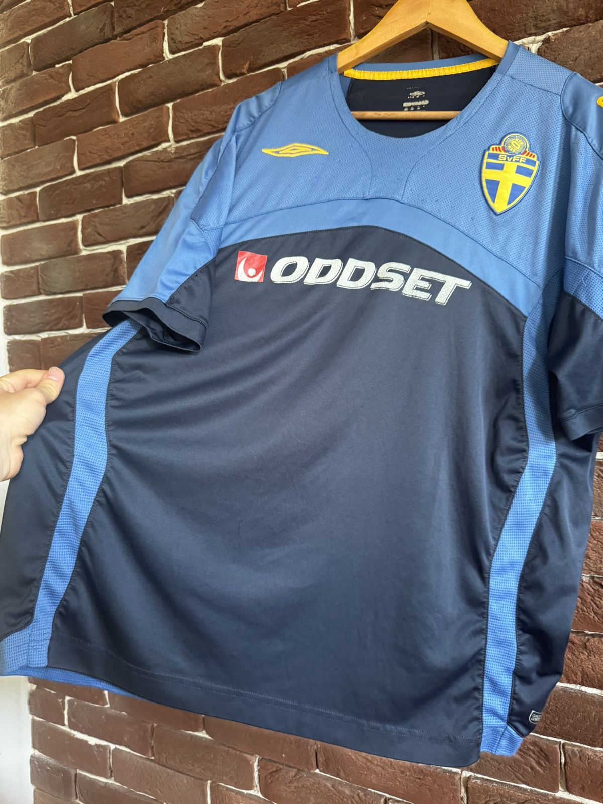 Umbro Rare Vintage 00s Umbro Sweden Team xxl blue Jersey Soccer Size US XXL / EU 58 / 5 - 5 Thumbnail
