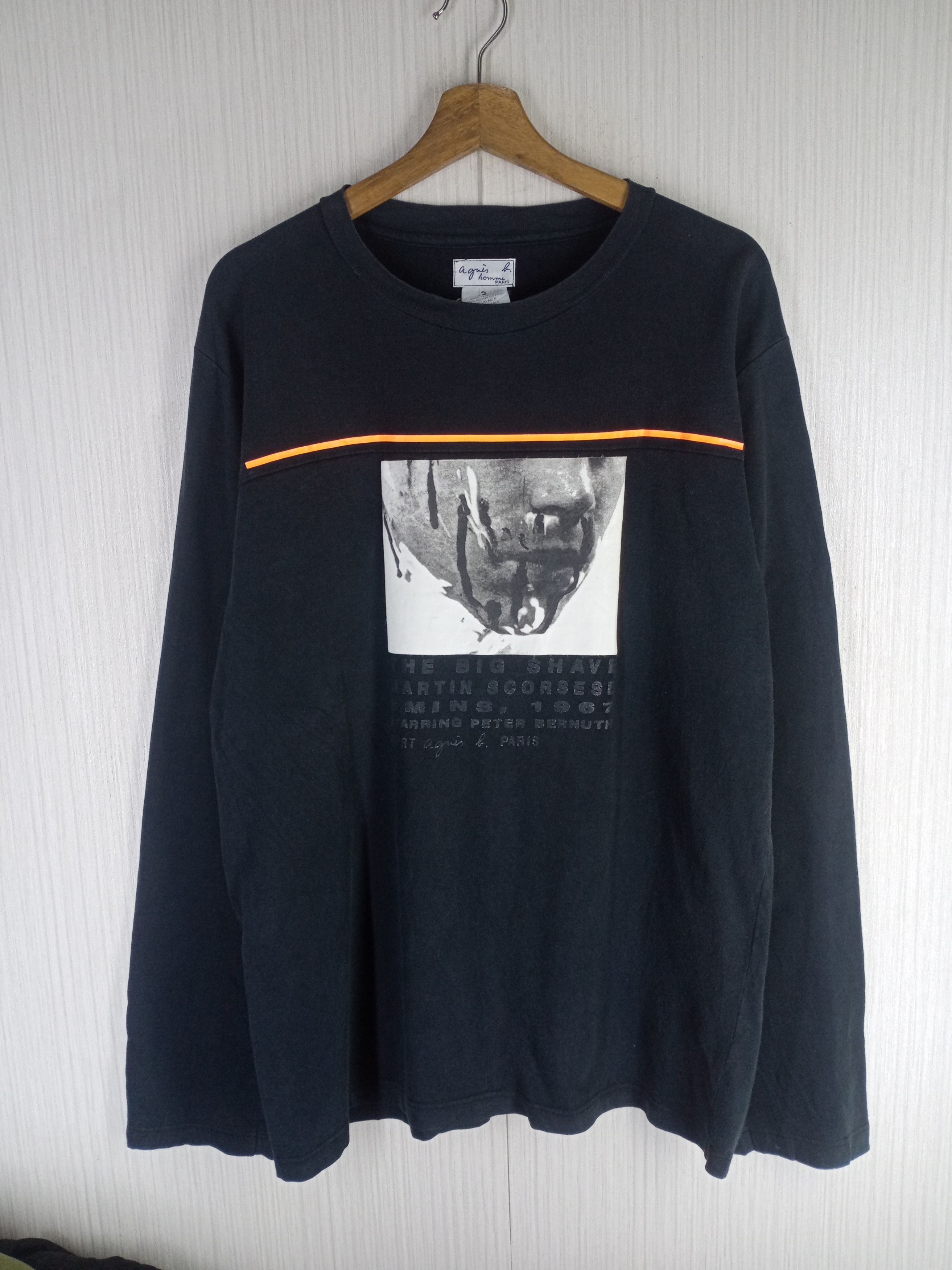 agnes b. Very Rare Vintage Agnes B. X The Big Shave Movie Tshirt Size US L / EU 52-54 / 3 - 2 Thumbnail