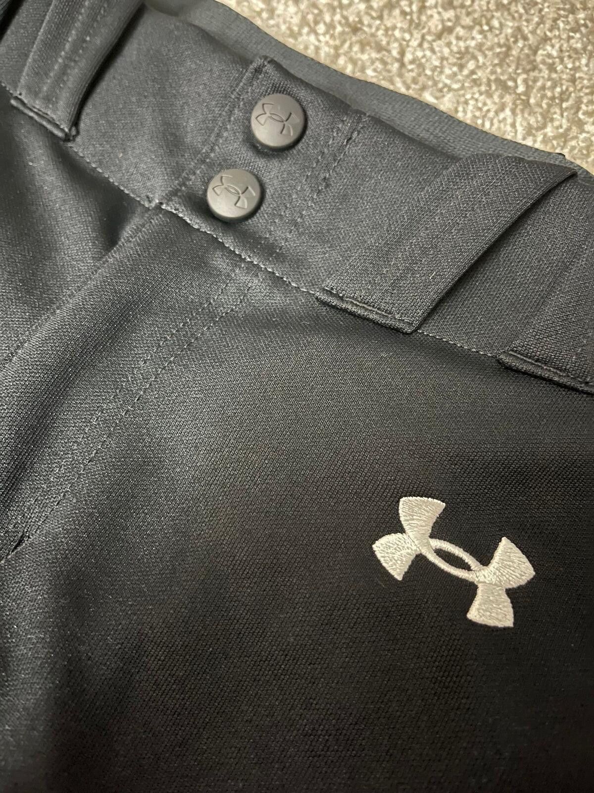 Other Under Armour Softball Pants Small Black Stretch Athletic Size ONE SIZE - 5 Thumbnail
