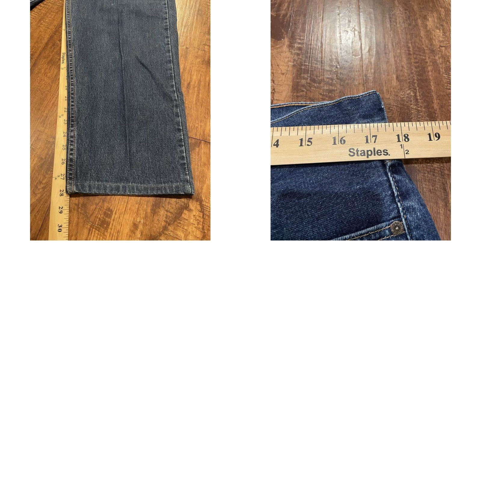 Levi's VINTAGE Levi’s 560 Jeans Women’s Size 16 Blue 35x28 Straight Relaxed 5-Pocket Denim Jeans Size 38" / US 16 / IT 52 - 8 Thumbnail