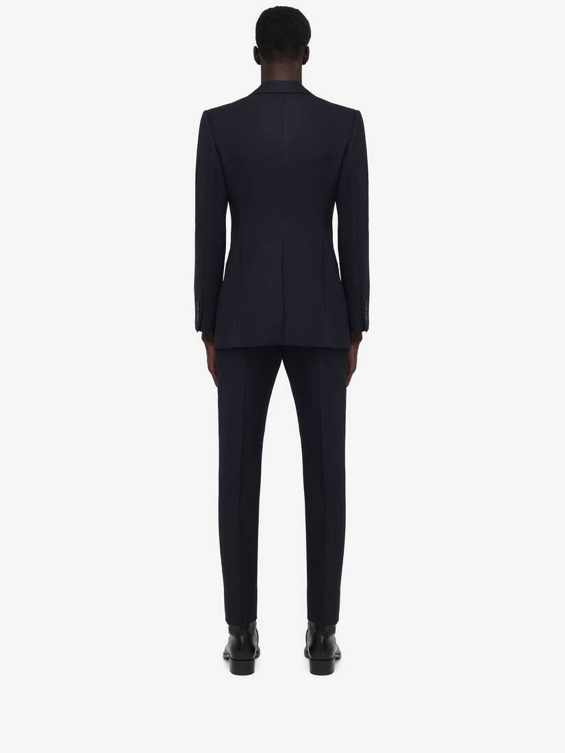 Alexander McQueen o1w1db10725 Large Lapel Jacket in Navy Size US XL / EU 56 / 4 - 3 Thumbnail