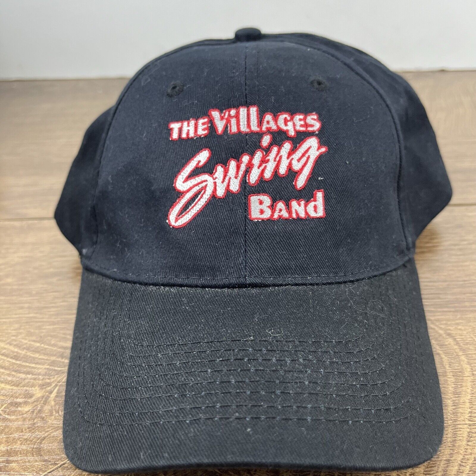 Other The Villages Swing Band Hat Black Cap Adjustable Hat Black A Size ONE SIZE - 5 Thumbnail
