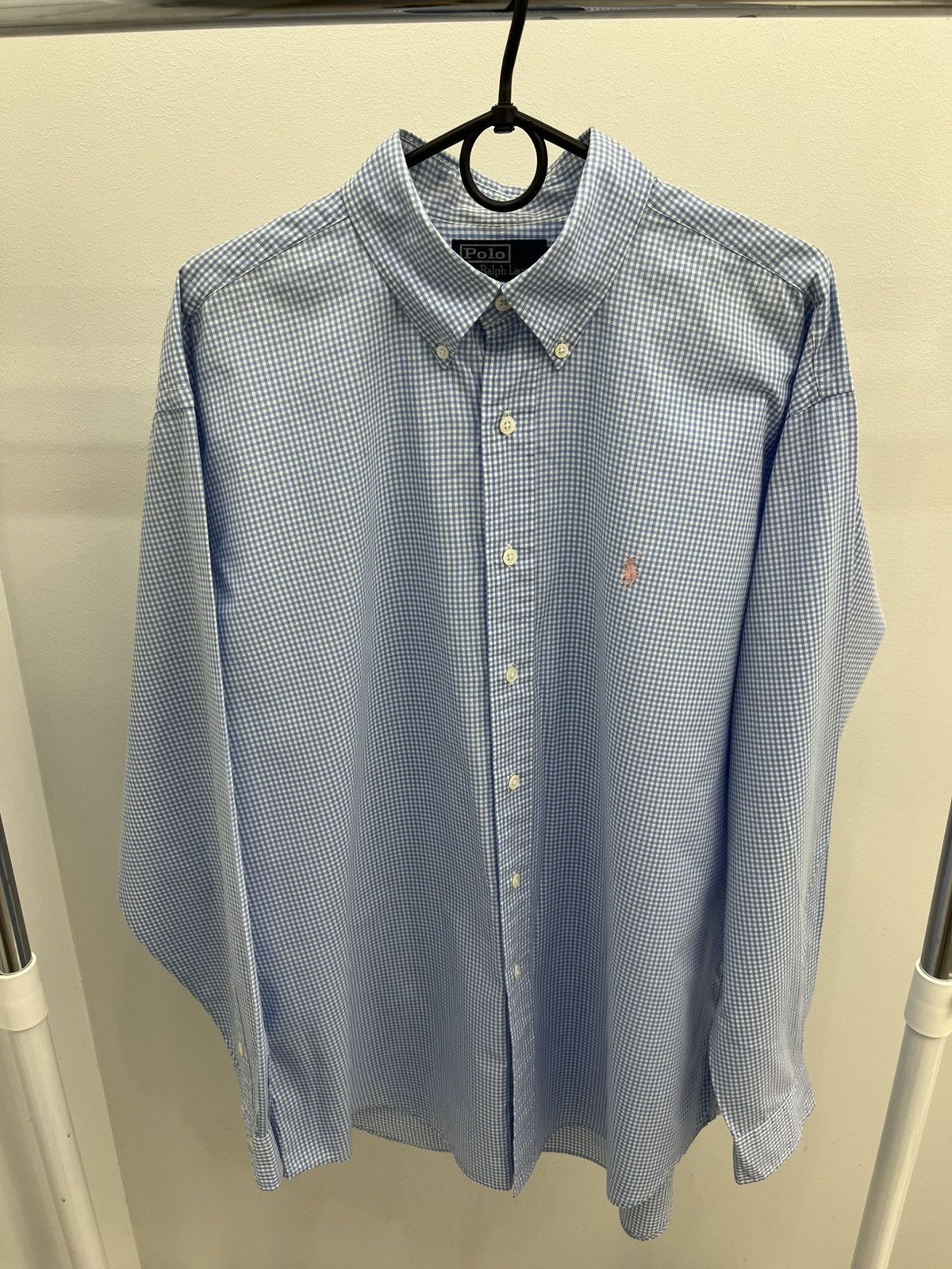 Polo Ralph Lauren Vintage Polo Ralph Lauren Check Oxford Cotton Shirt Size US L / EU 52-54 / 3 - 2 Thumbnail