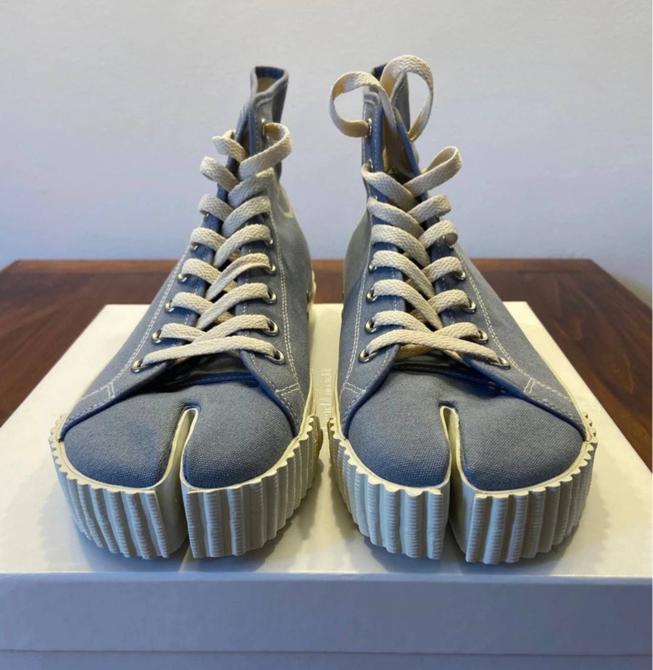 Maison Margiela Maison Margiela high-top sneakers blue Size US 10 / EU 43 - 3 Thumbnail