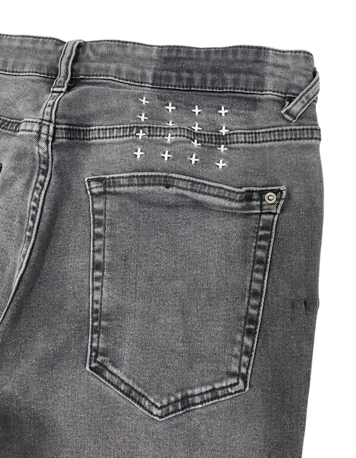 Ksubi Ksubi Skinny Jeans Faded Black Size US 31 - 8 Thumbnail
