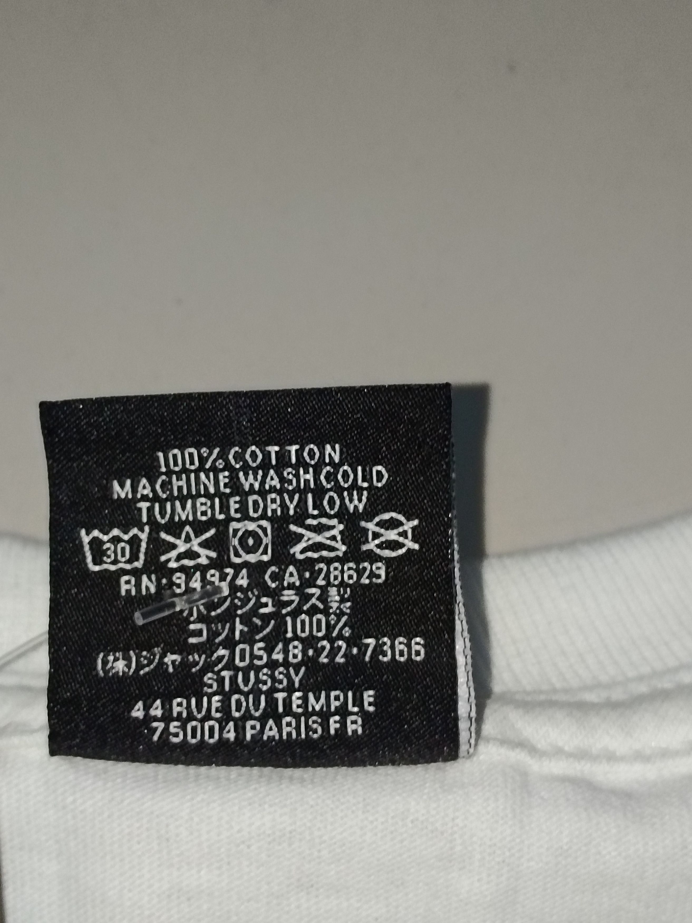 Born X Raised × Stussy Stussy Born x Raised 8 Ball Tee White Size US XL / EU 56 / 4 - 7 Thumbnail