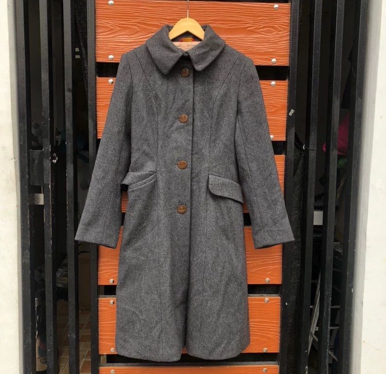 Vivienne Westwood Vivienne Westwood Gray old money silhouette coat Size M / US 6-8 / IT 42-44 - 1 Thumbnail