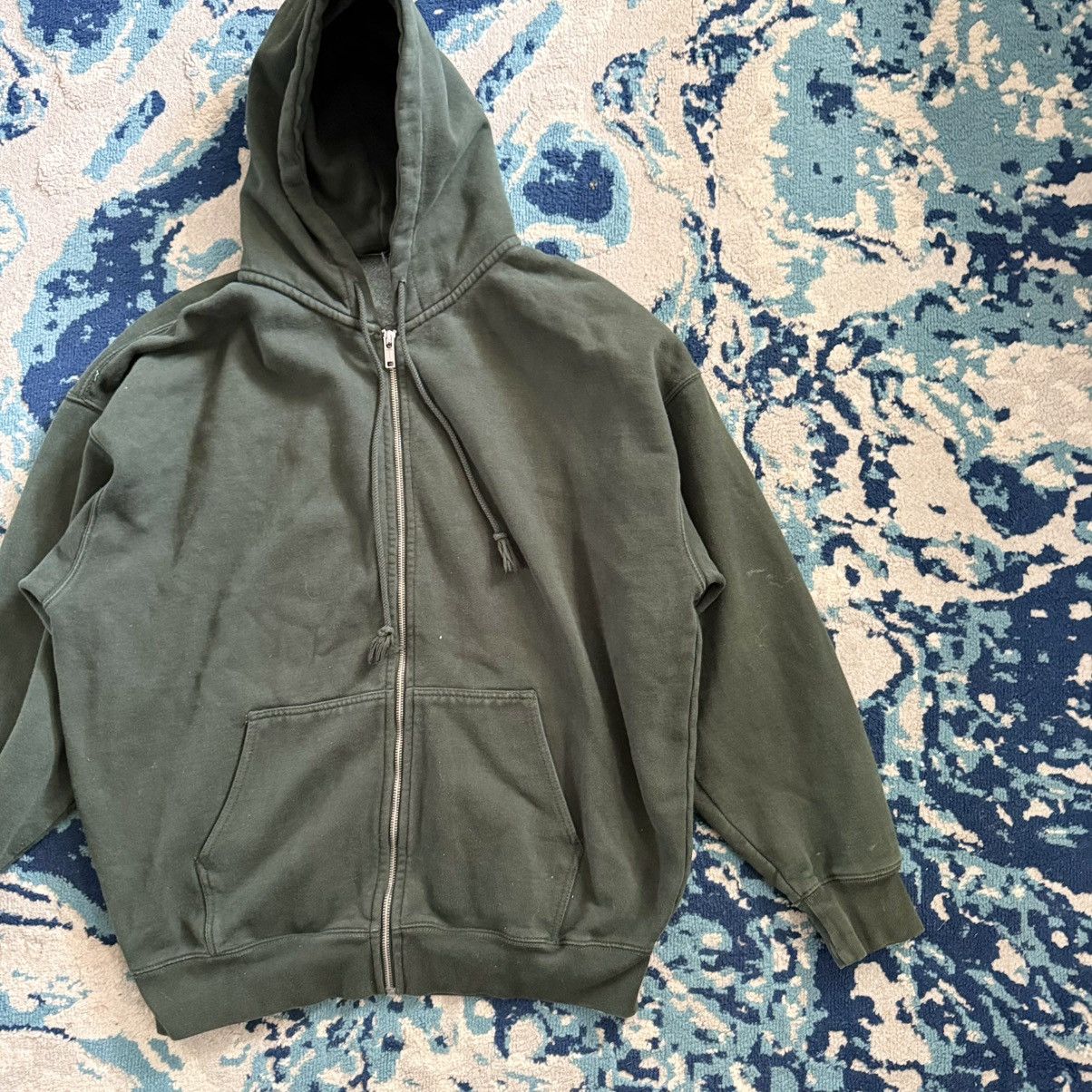 Brandy Melville Green oversized brandy mellville zipup Size L / US 10 / IT 46 - 2 Thumbnail