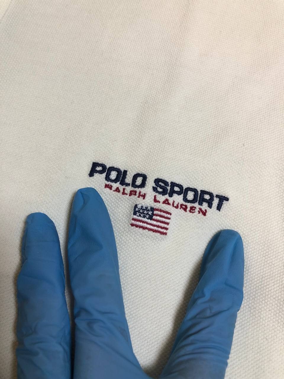 Polo Ralph Lauren Vtg 90s Polo Sport Ribbed Knit Pullover Shirt Short Sleeve Size US M / EU 48-50 / 2 - 2 Thumbnail