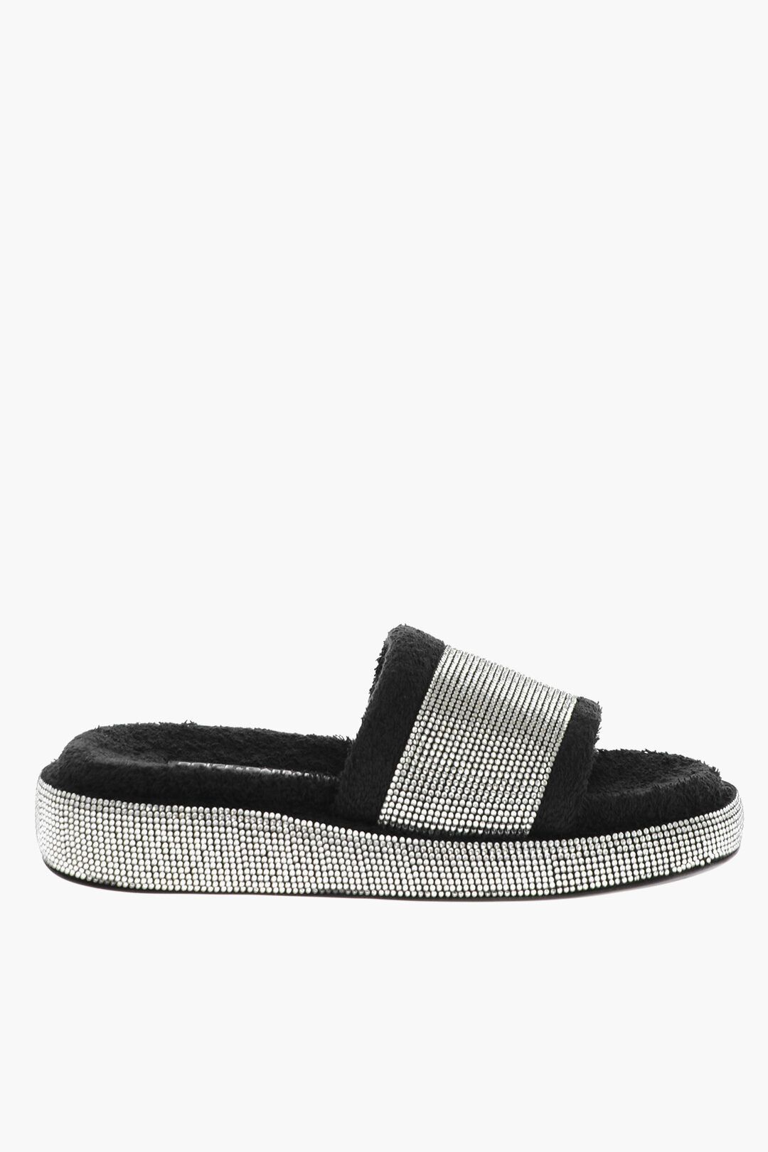 og1mm0125 Rhinestone Slides in Black