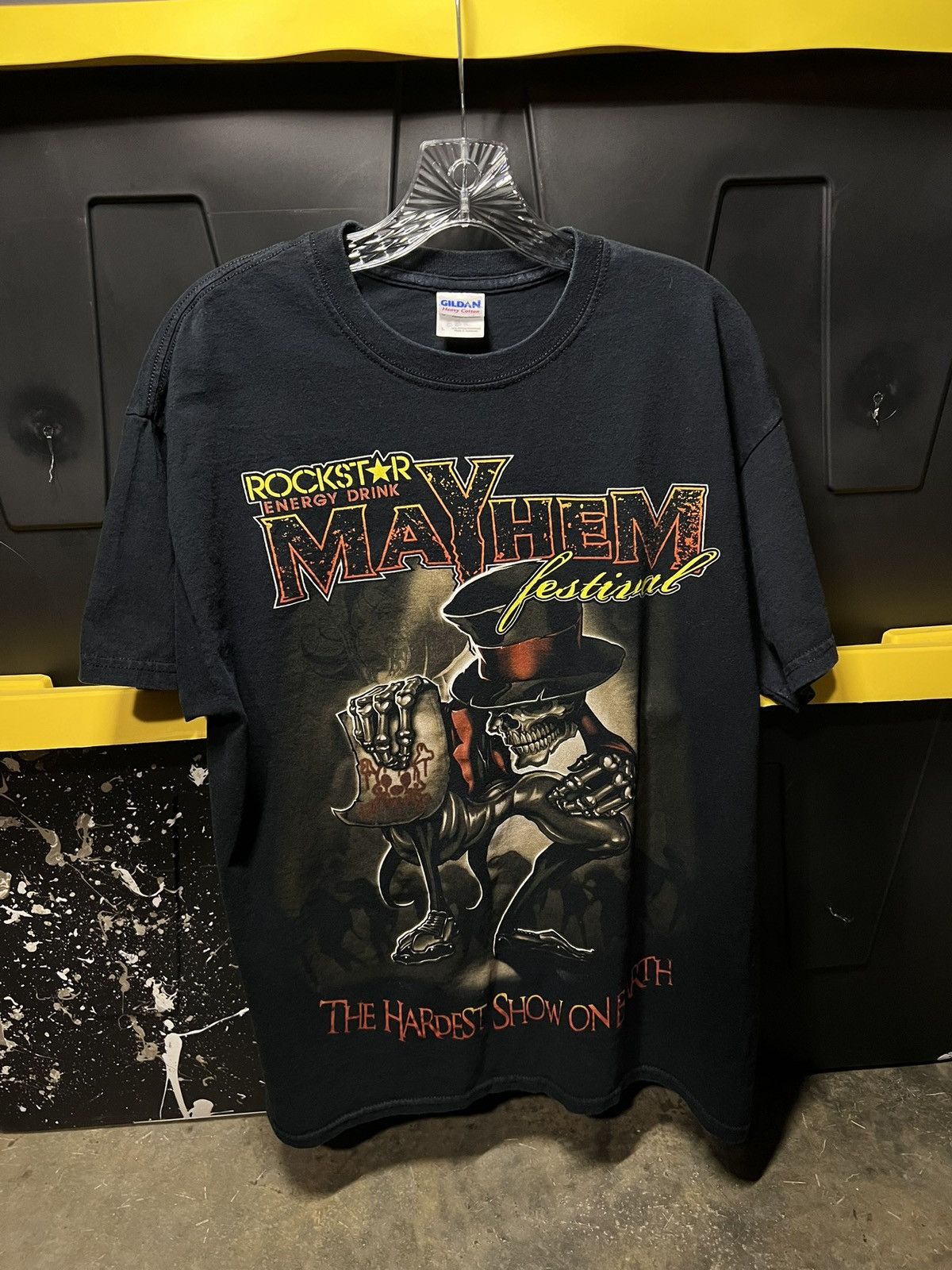 Affliction Sick Y2K Rockstar energy Mayhem 2010 Festival T Shirt Size US L / EU 52-54 / 3 - 1 Thumbnail
