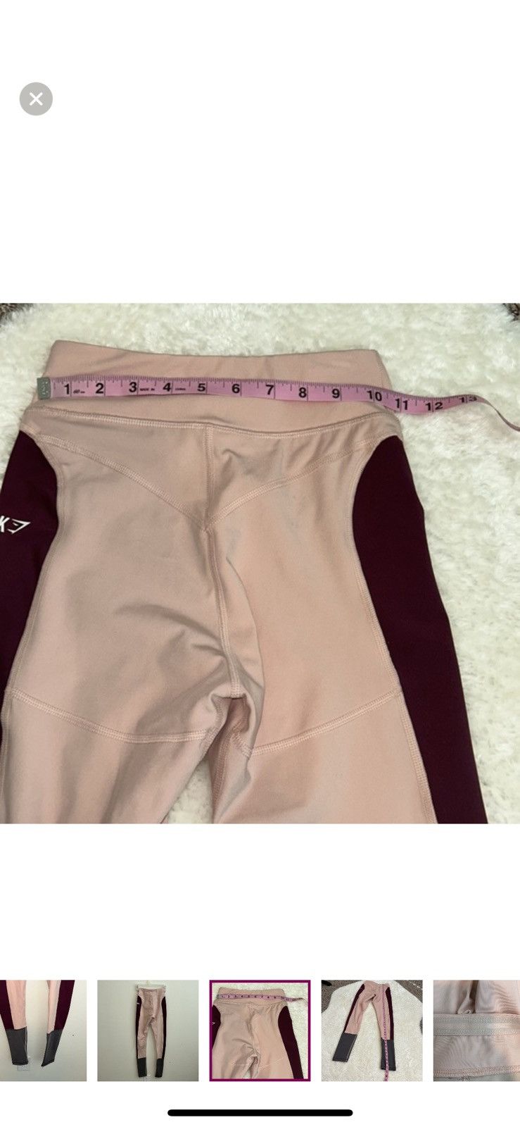 Gymshark Gymshark illusion colorblock athletic leggings Size 26" / US 2 / IT 38 - 2 Thumbnail