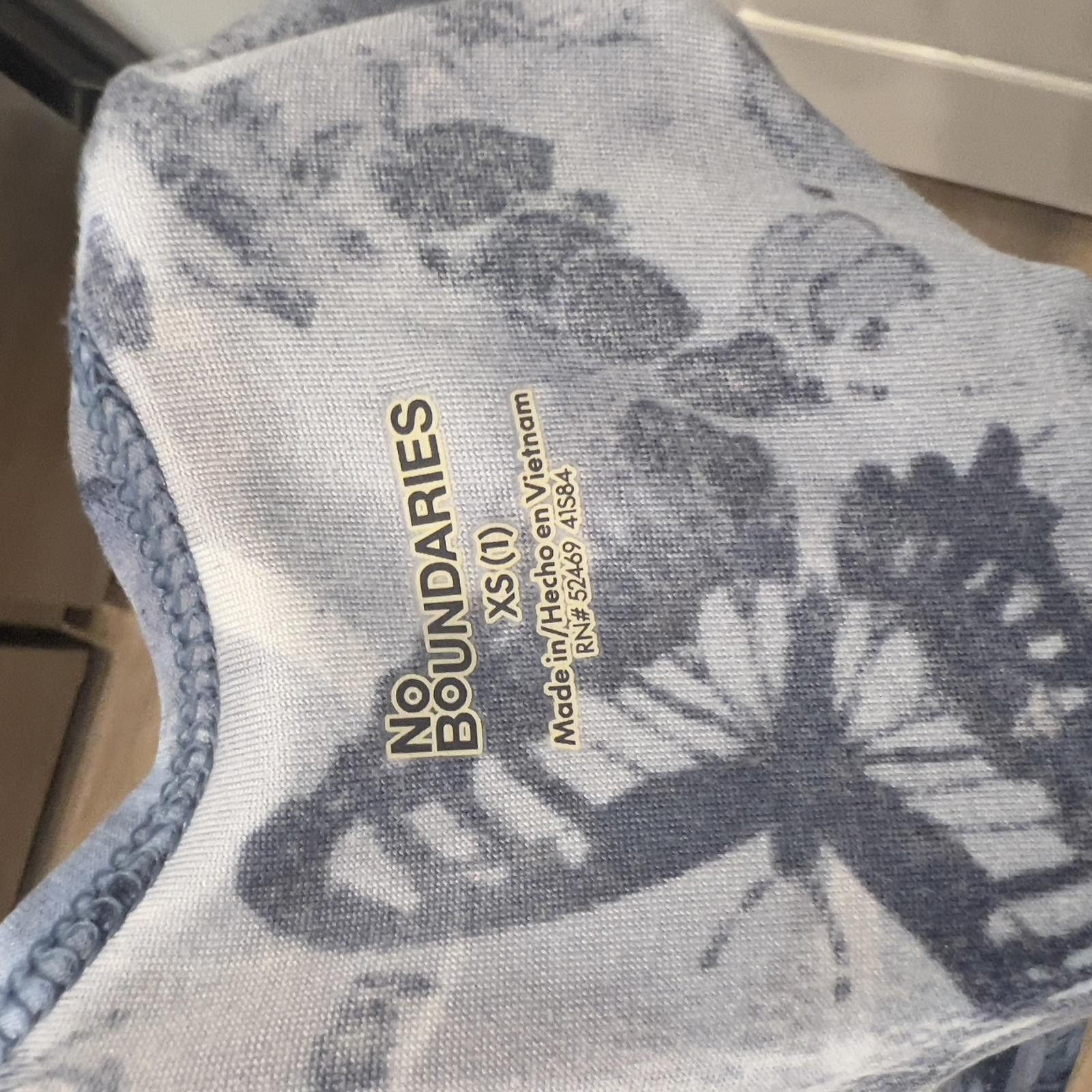 Other No Boundaries Women's Blue Butterfly Print Camisole XS Size XS / US 0-2 / IT 36-38 - 3 Thumbnail