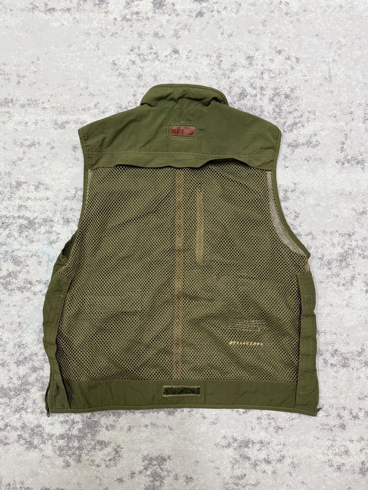 Japanese Brand LEISURE ULTILTY FIELD BACK NETTING VESTS JACKET Size US M / EU 48-50 / 2 - 11 Thumbnail