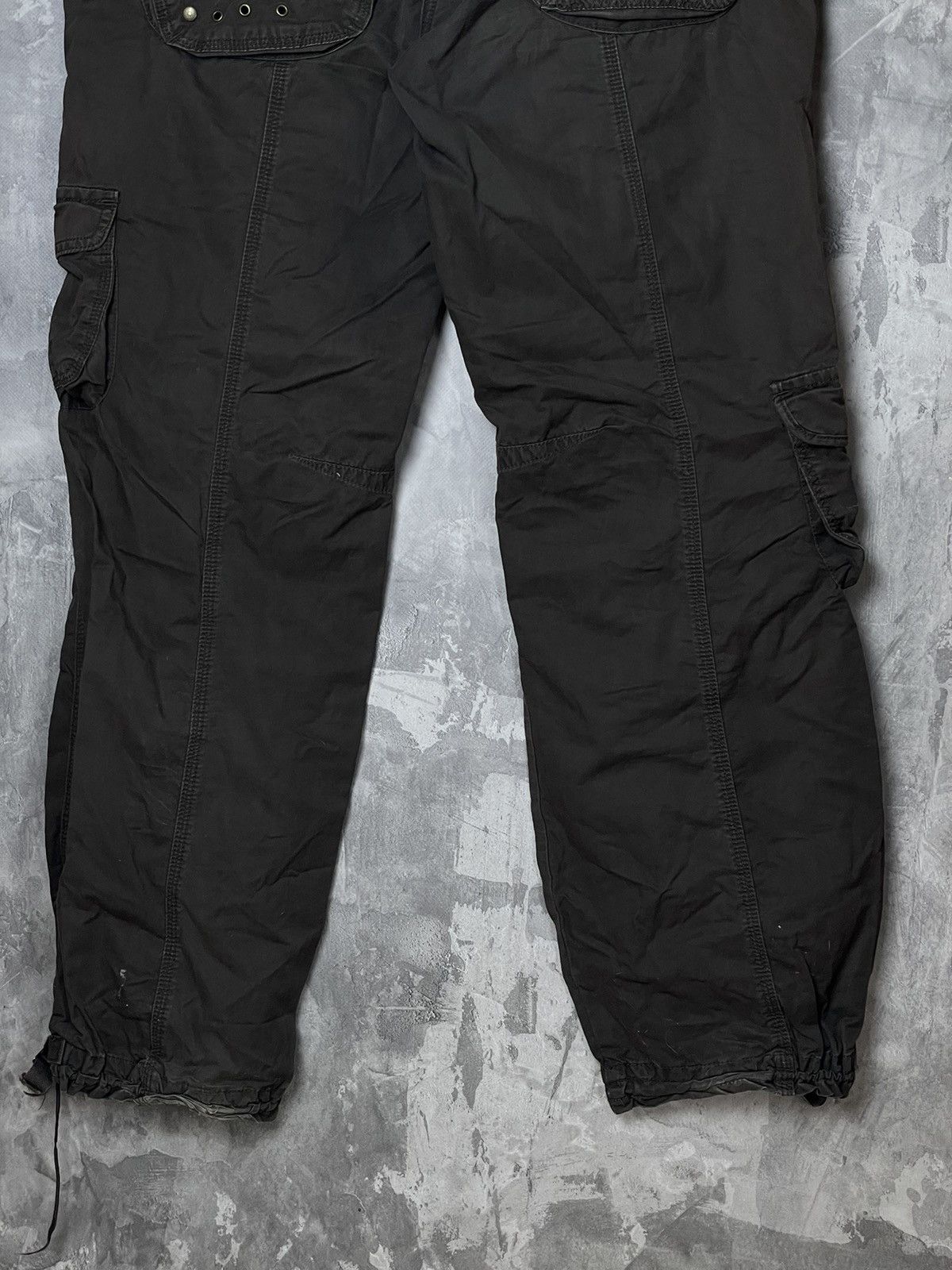Japanese Brand × Vintage VINTAGE CARGO PANTS FLARED PARACHUTE SPRING JAPAN 90S Size 32" / US 10 / IT 46 - 9 Thumbnail