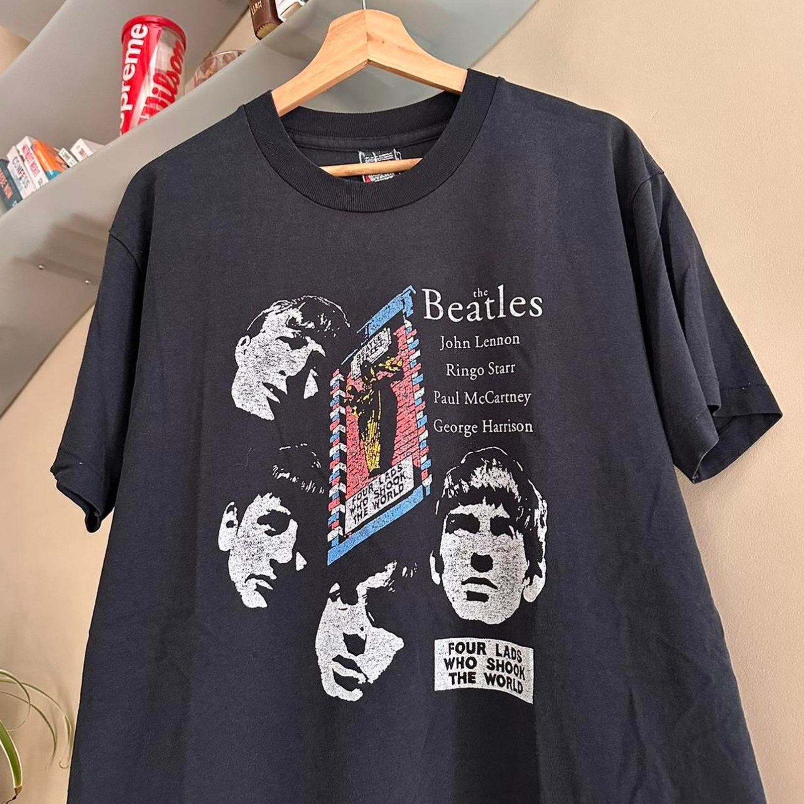 Band Tees × Vintage Vintage The Beatles Band Shirt Size US L / EU 52-54 / 3 - 2 Thumbnail