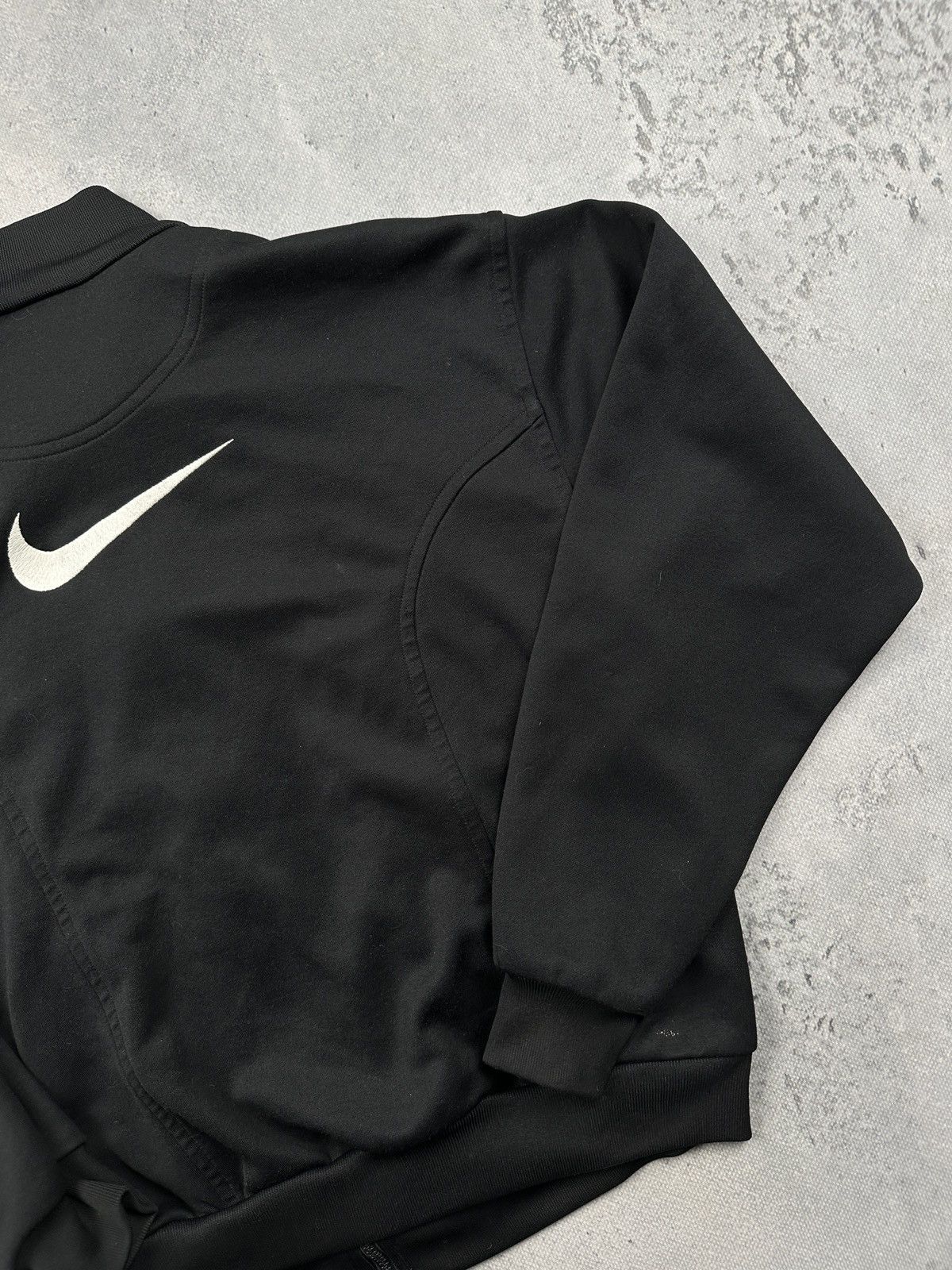 Nike Nike Vintage 90s Swoosh Track Jacket Black Full Zip Y2K Size S / US 4 / IT 40 - 7 Thumbnail