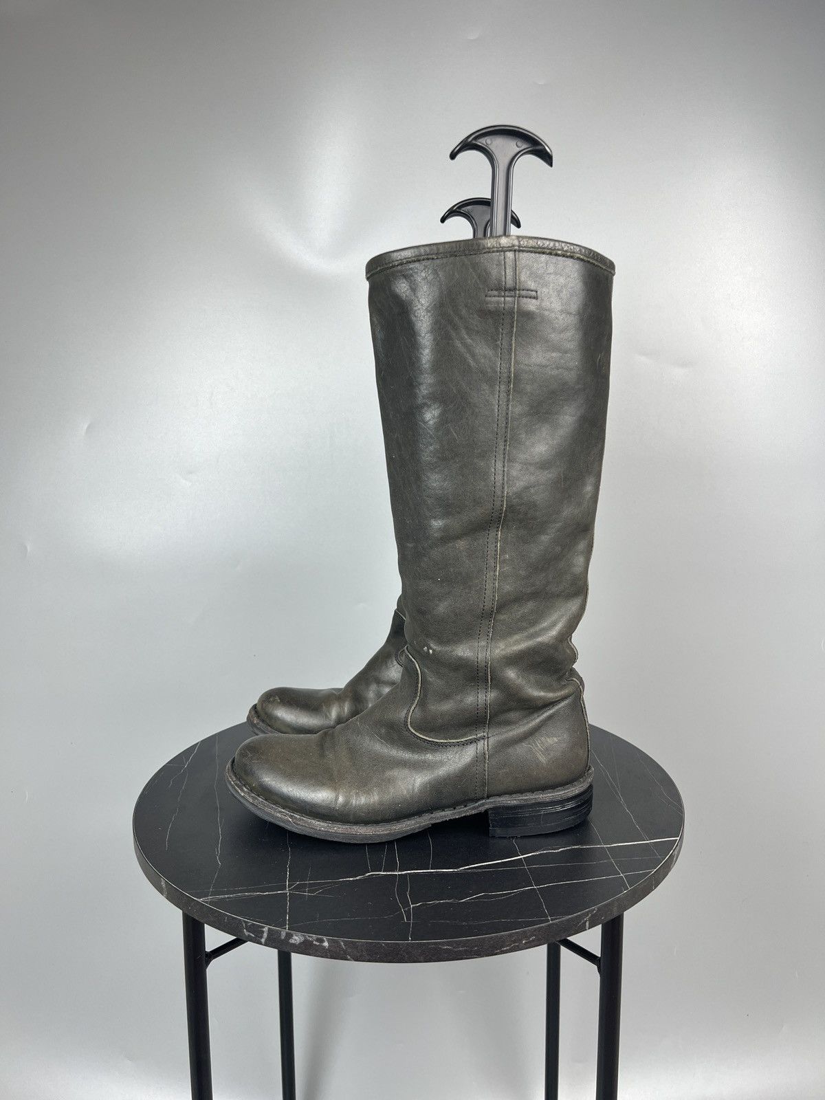 Fiorentini + Baker Florentini + Baker Leather Knee High Boots (Y0432) Size US 6.5 / IT 36.5 - 4 Thumbnail