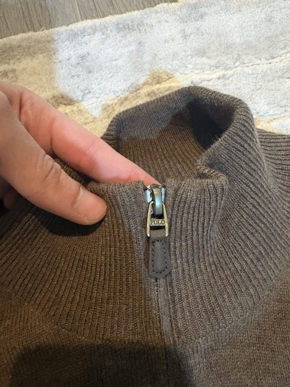 Polo Ralph Lauren Polo Ralph Lauren Wool Quarter Zip Size US XL / EU 56 / 4 - 3 Thumbnail