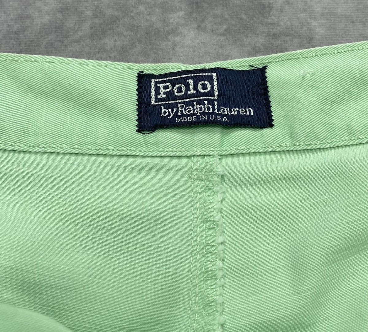 Polo Ralph Lauren 90’s Vintage Polo Ralph Lauren Mint Green Chino Shorts Size US 36 / EU 52 - 2 Thumbnail