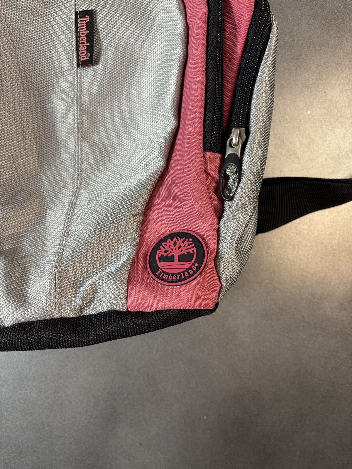 Timberland 2000s Timberland Backpack Y2K Vintage Mini Bag Knapsack Pink Size ONE SIZE - 5 Thumbnail