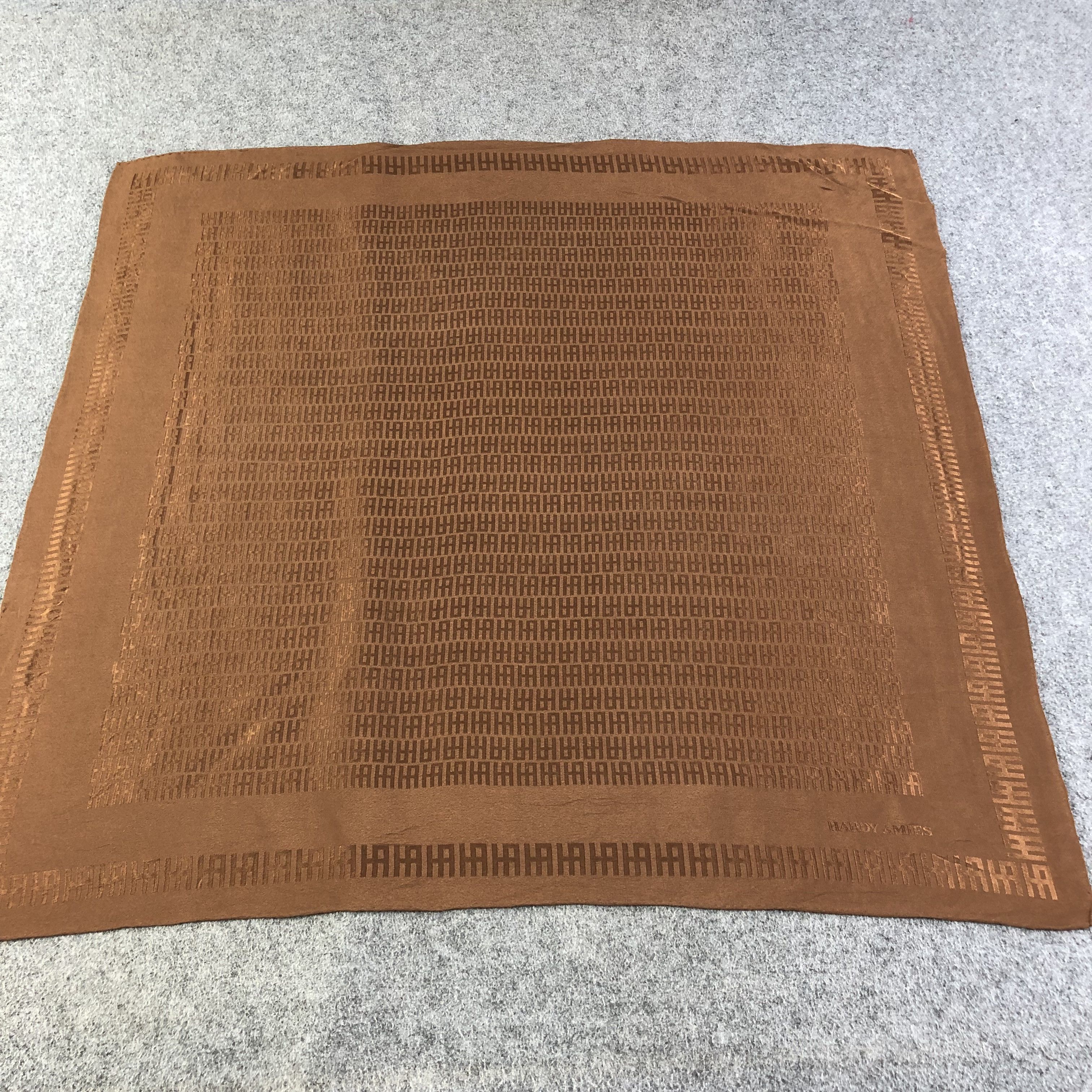 Hardy Amies Hardy Amies Monogram Silk Scarf M544 Size ONE SIZE - 1 Thumbnail